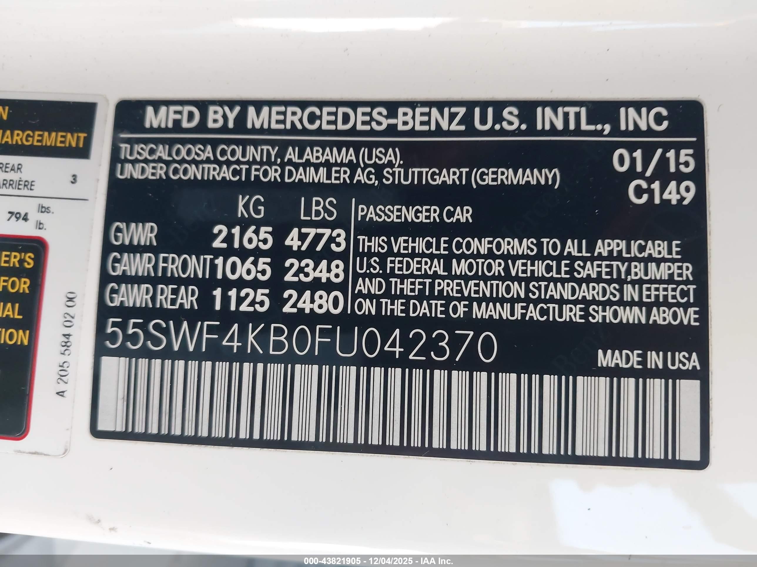 MERCEDES-BENZ C image 9