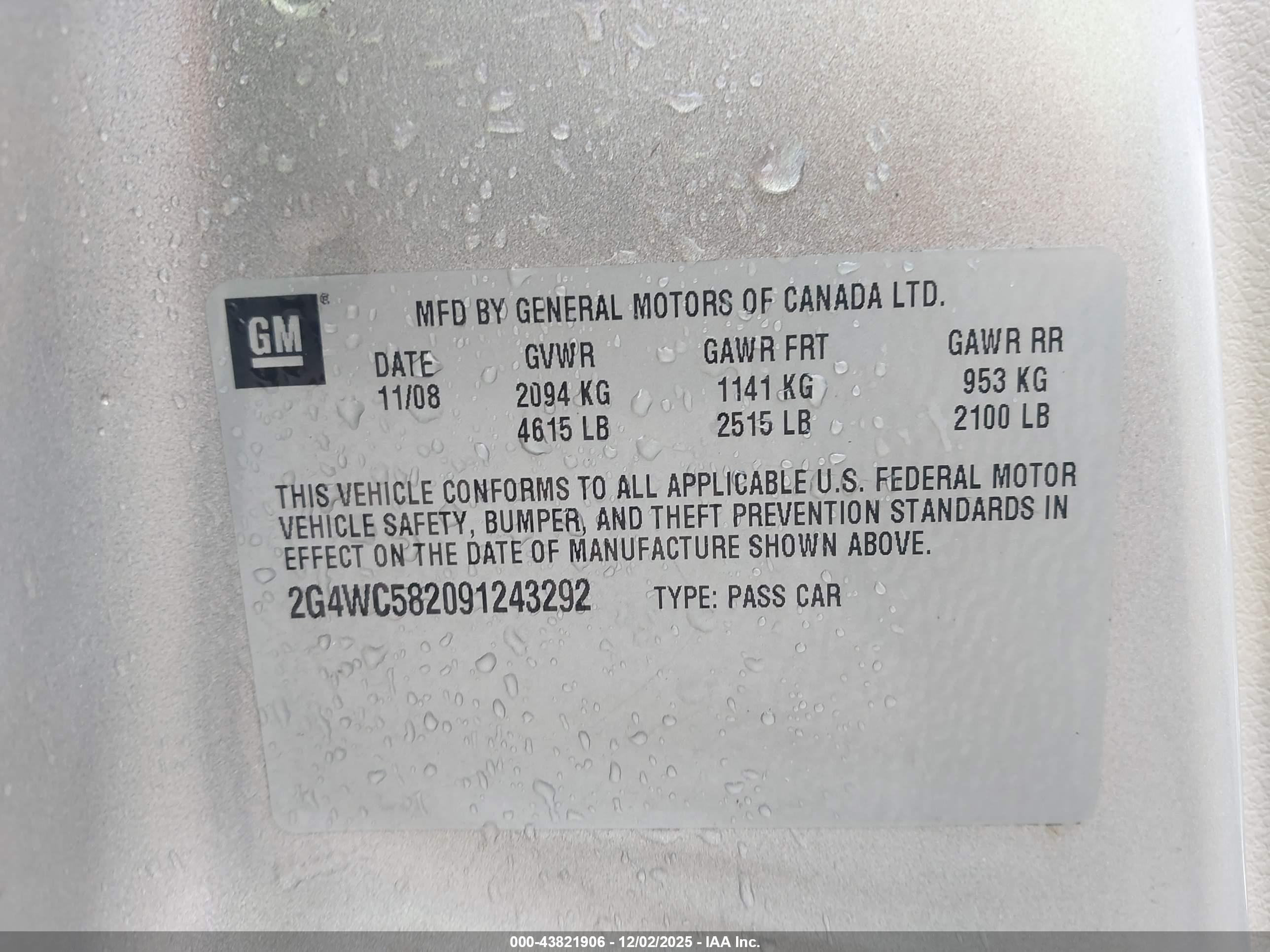 BUICK LACROSSE image 9