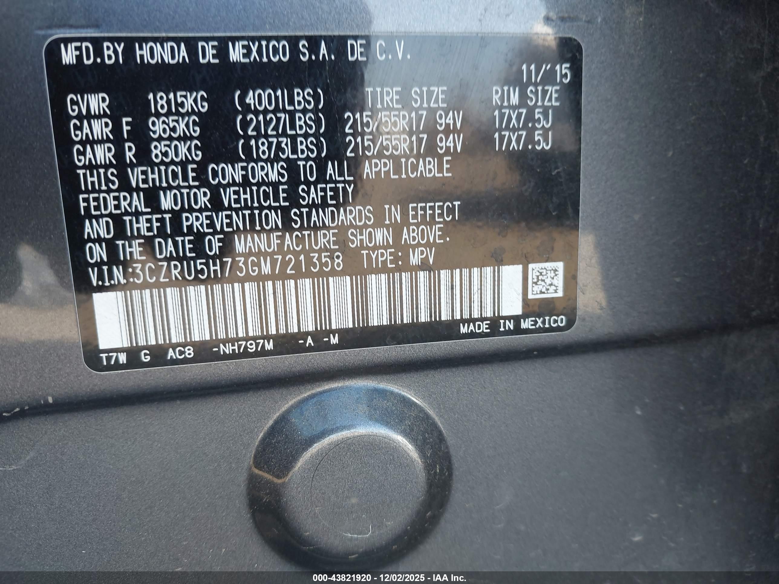 HONDA HR-V image 9