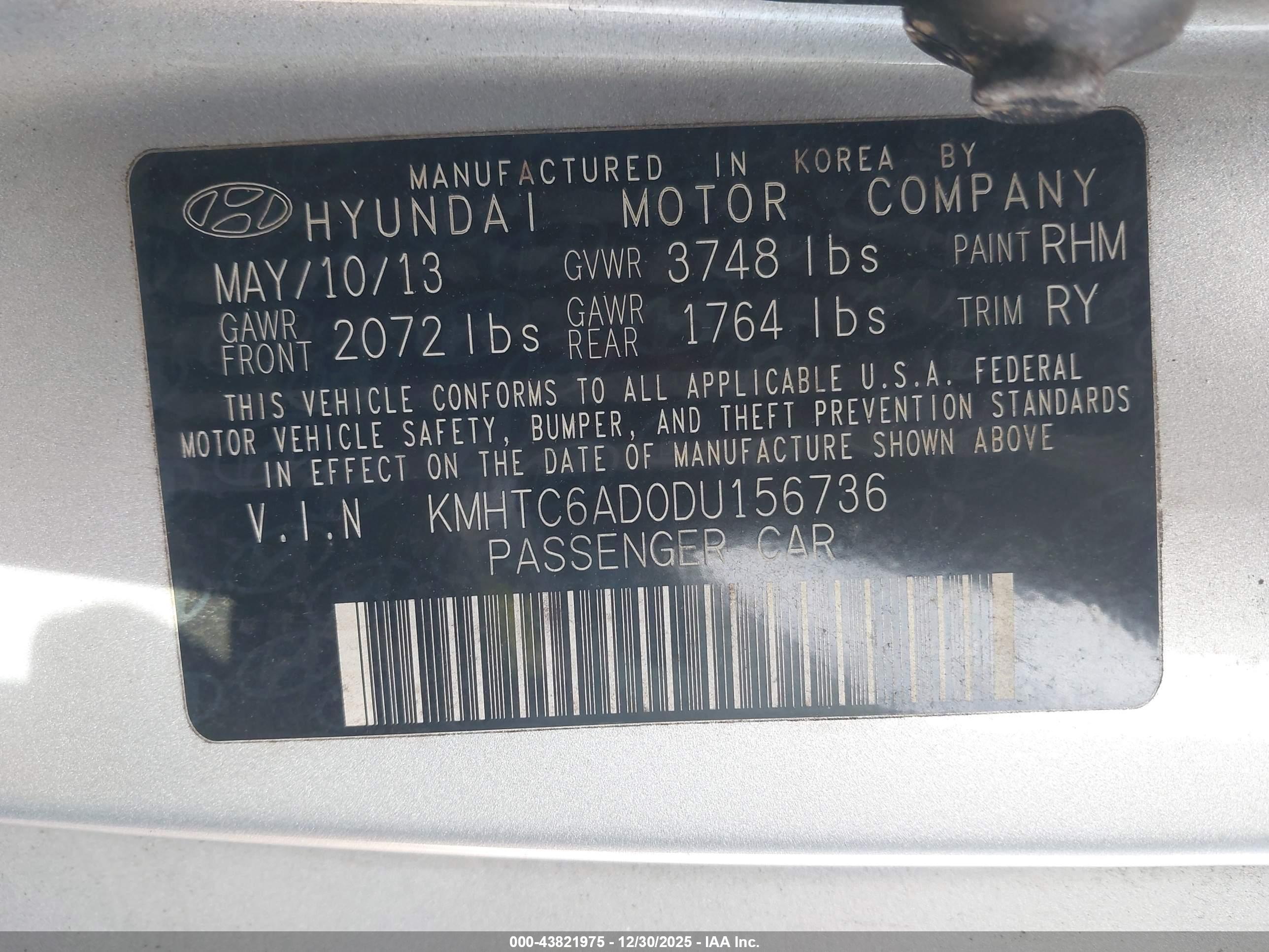 HYUNDAI VELOSTER image 9