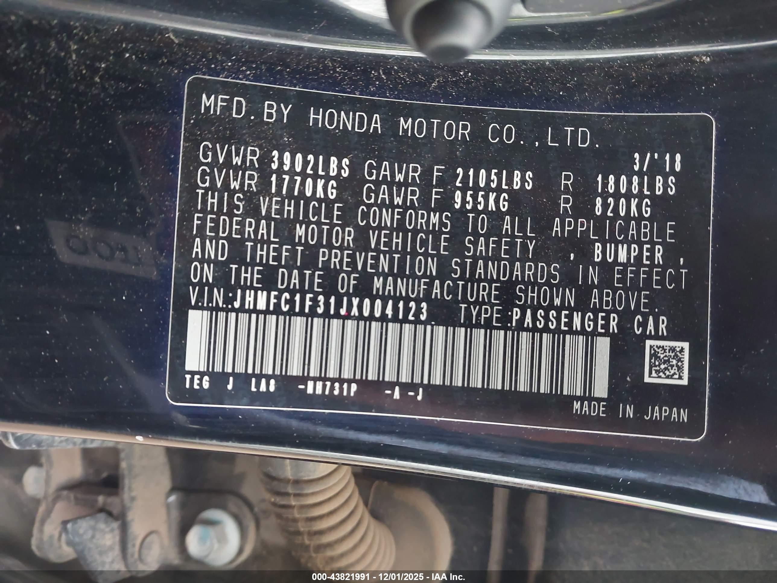 HONDA CIVIC image 9