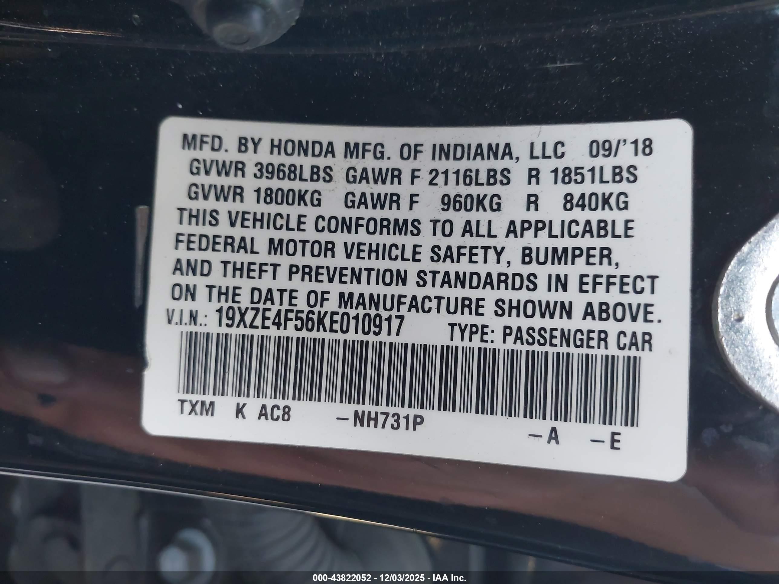 HONDA INSIGHT image 9