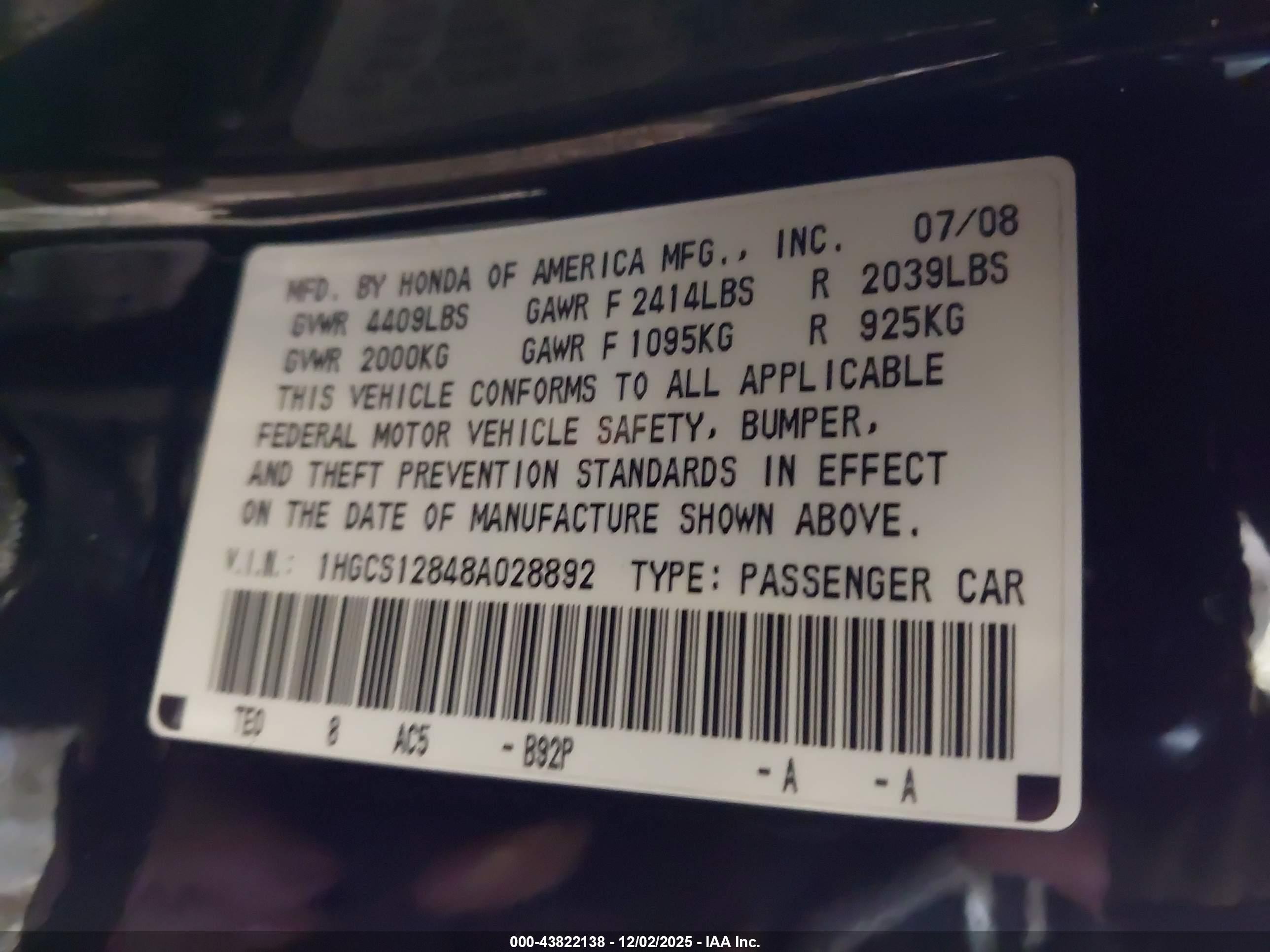 HONDA ACCORD image 9