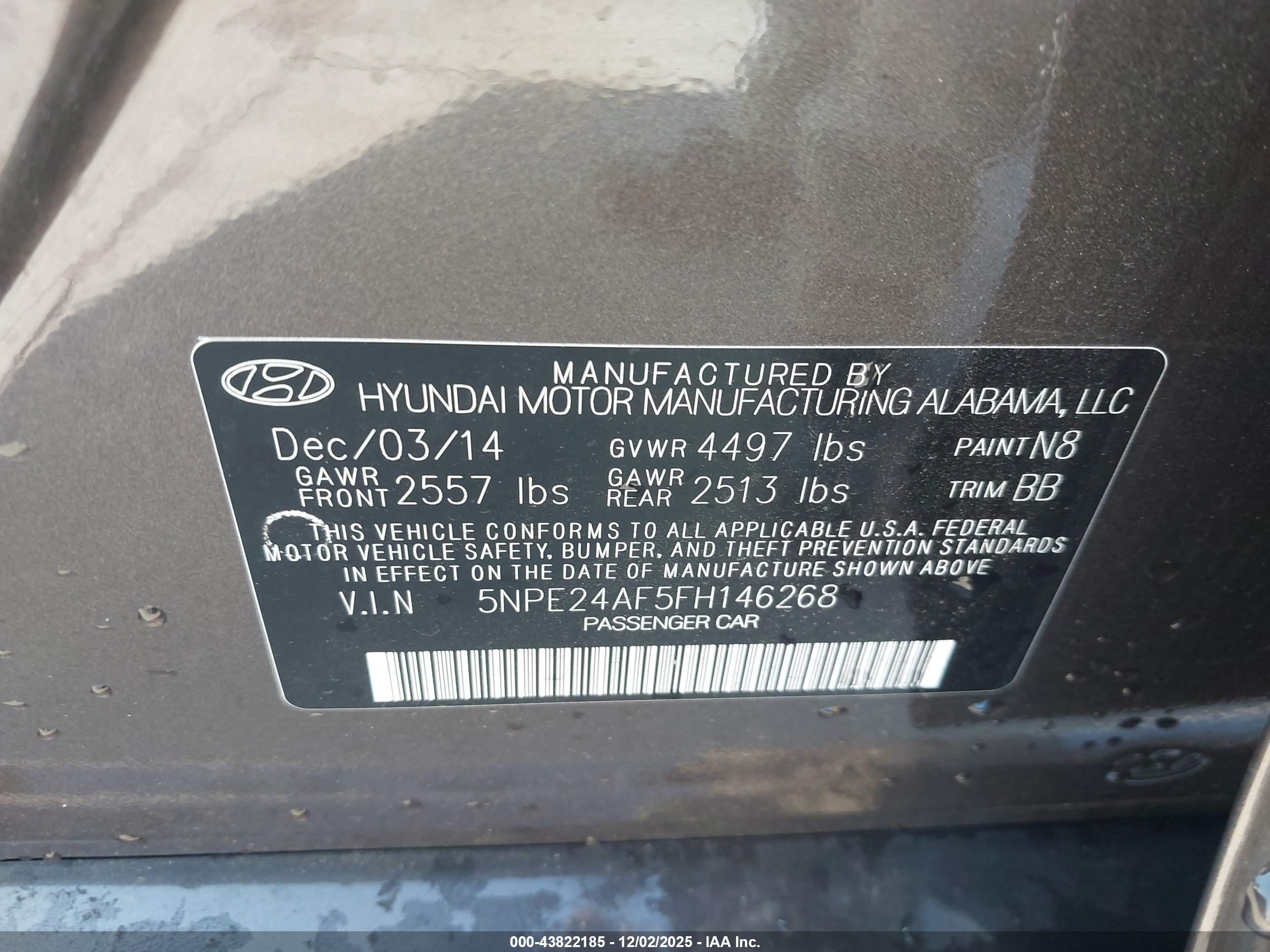 HYUNDAI SONATA image 9