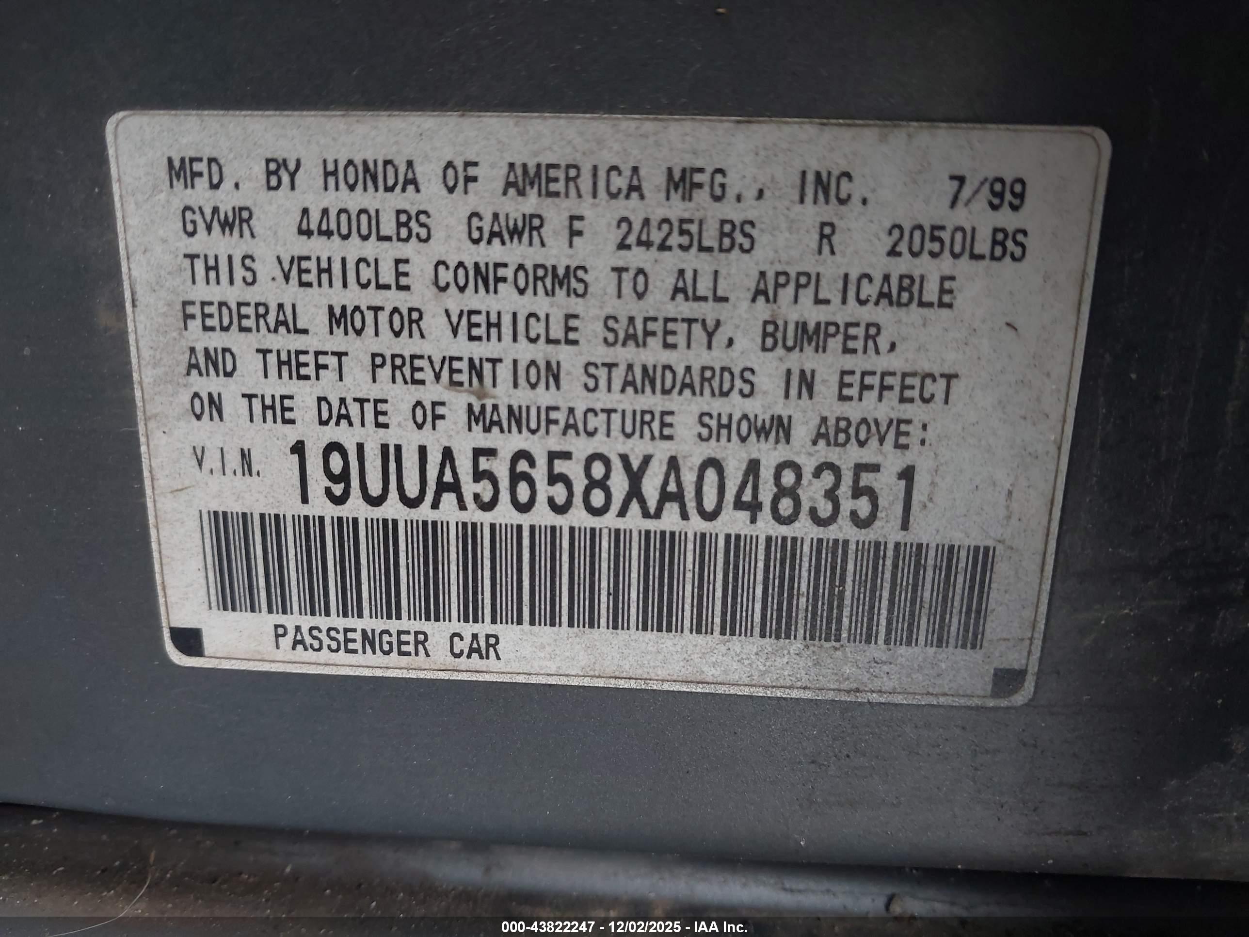 ACURA TL image 9