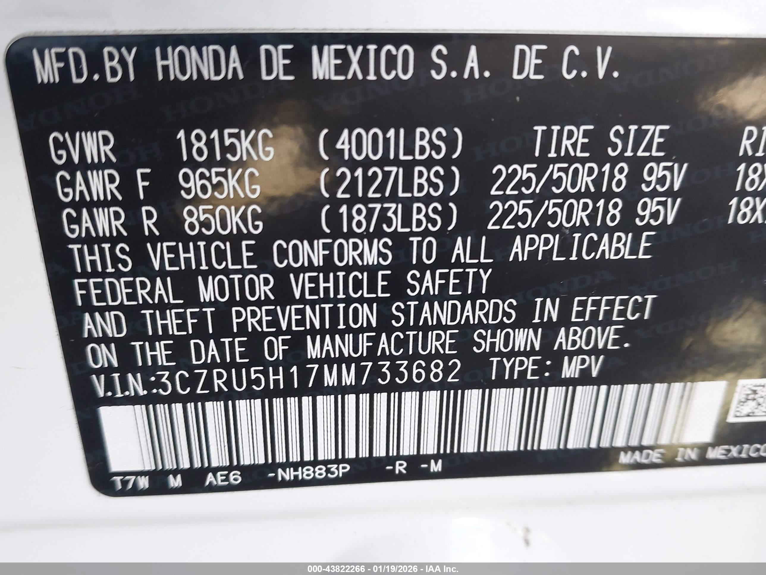 HONDA HR-V image 9