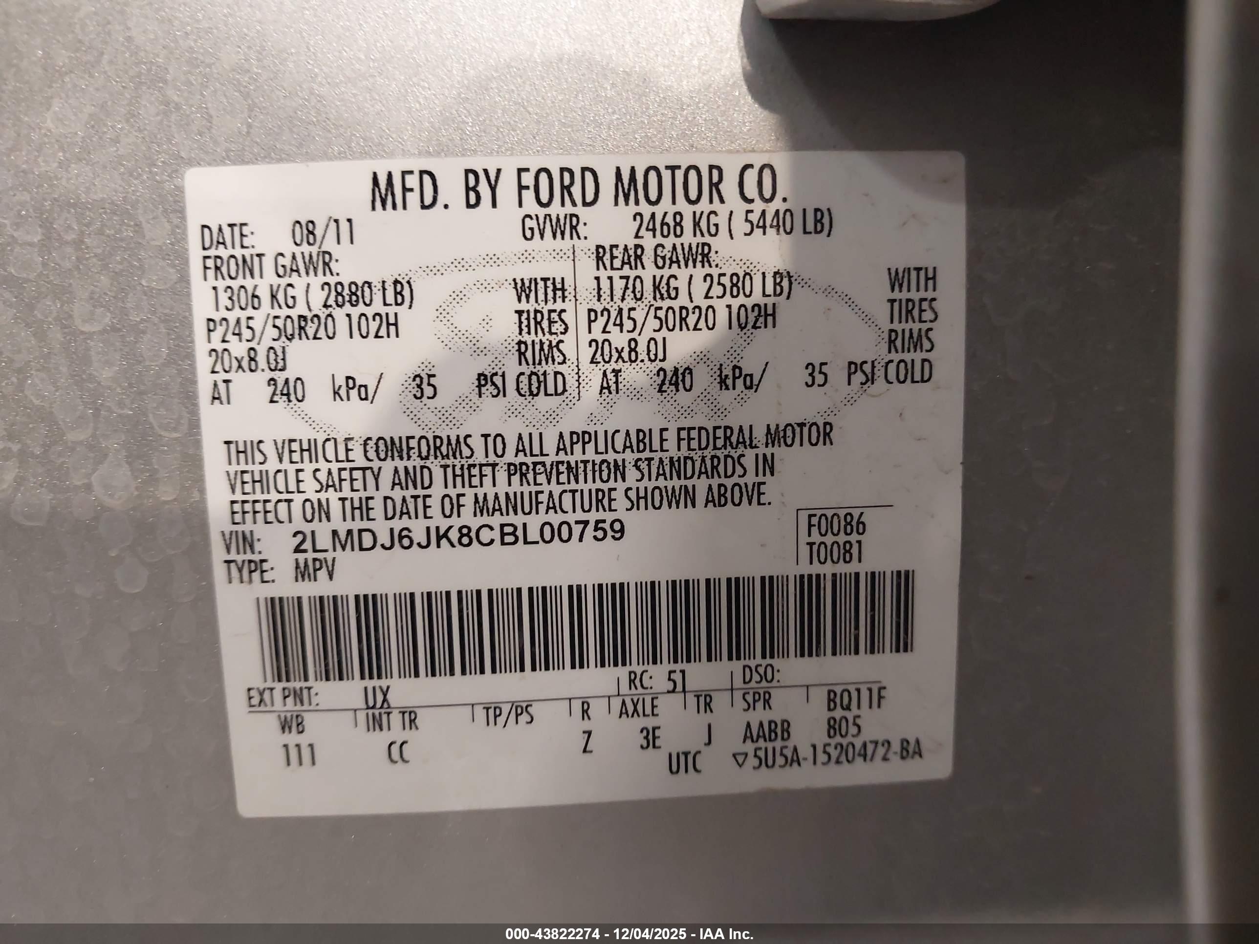 LINCOLN MKX image 9