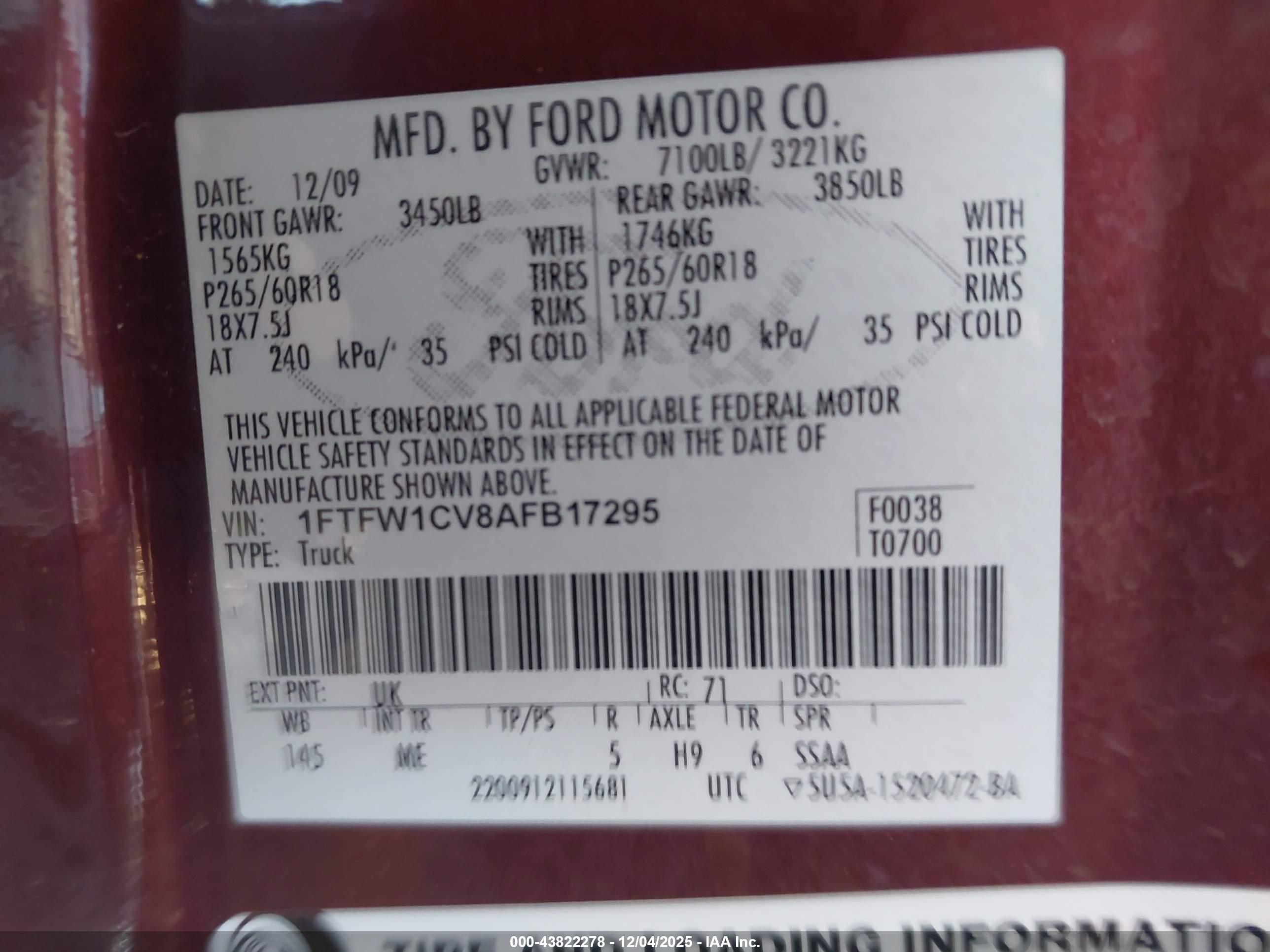 FORD F-150 image 9