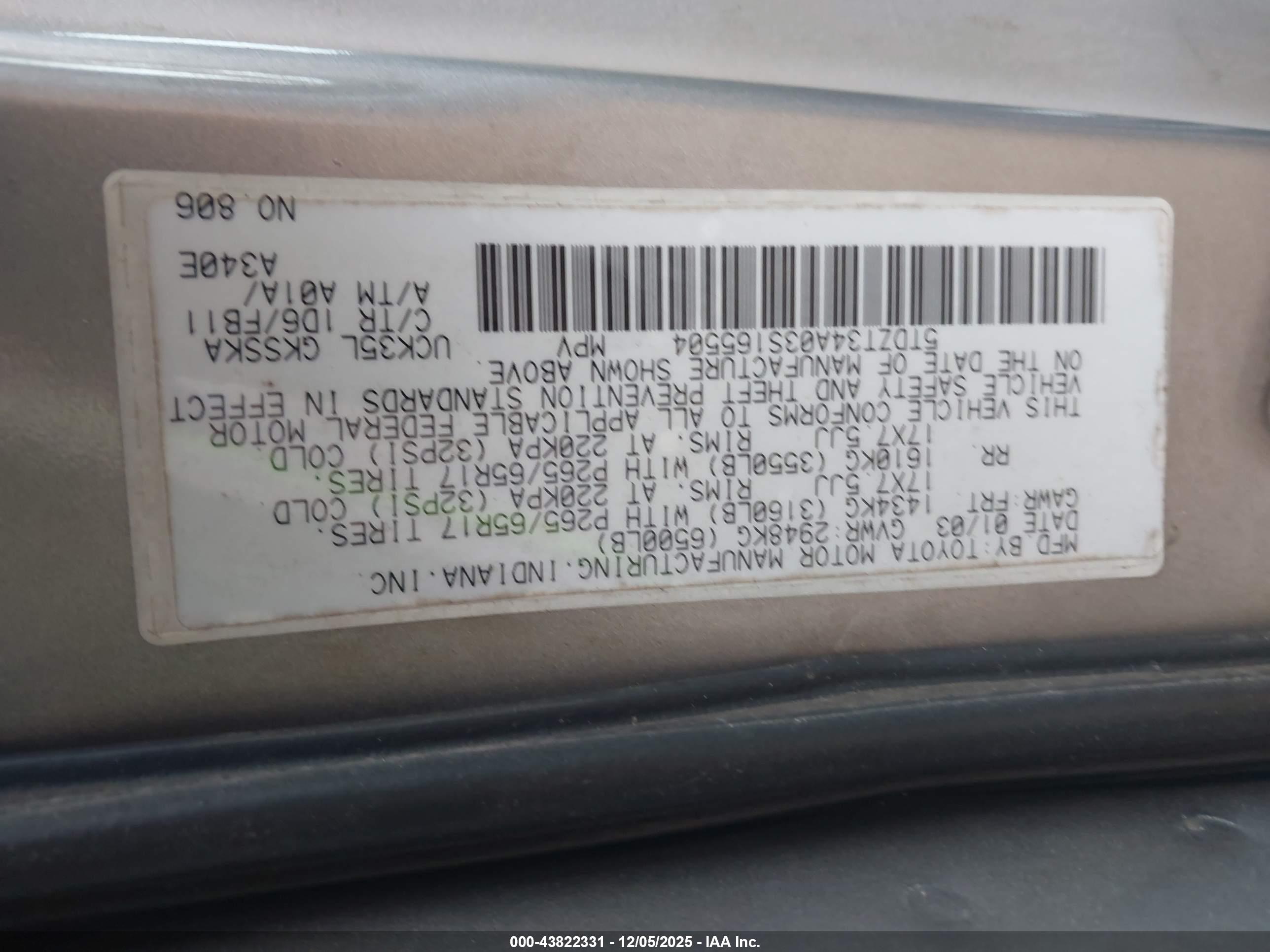 TOYOTA SEQUOIA image 9