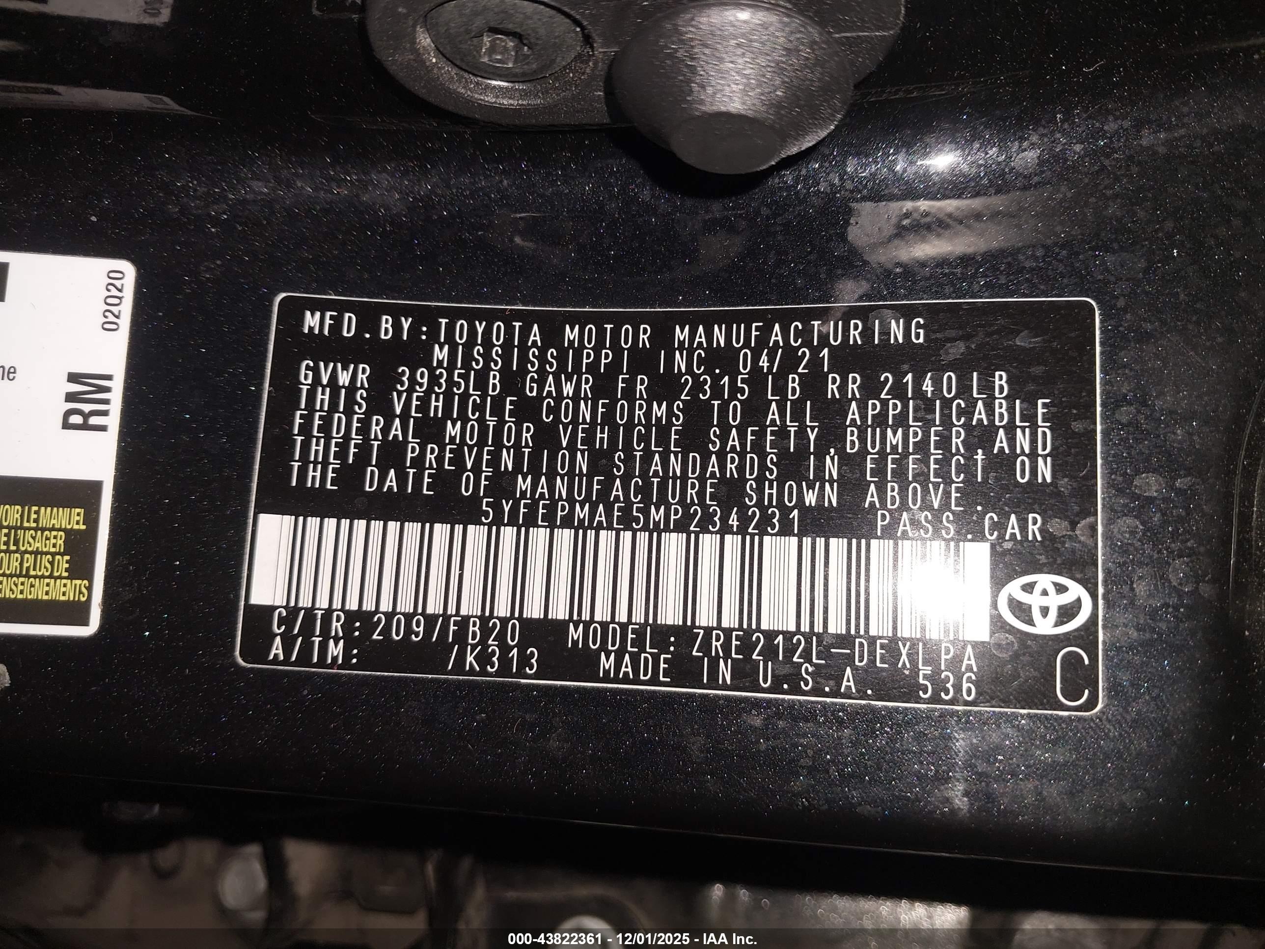 TOYOTA COROLLA image 9
