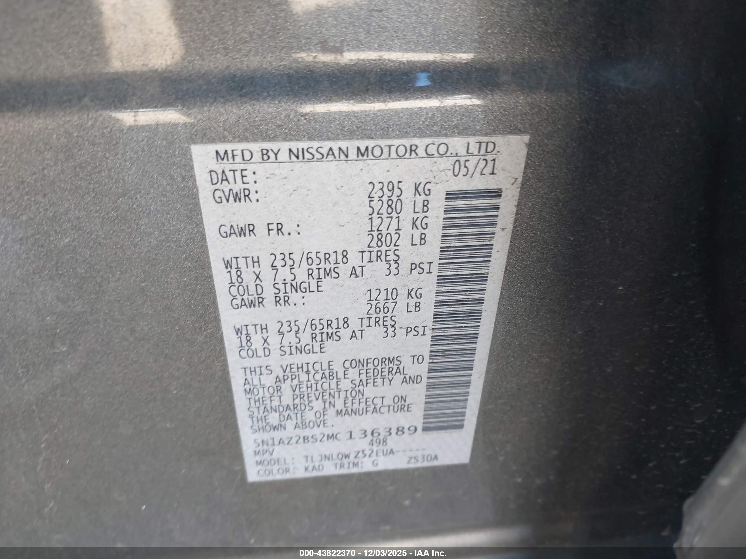 NISSAN MURANO image 9
