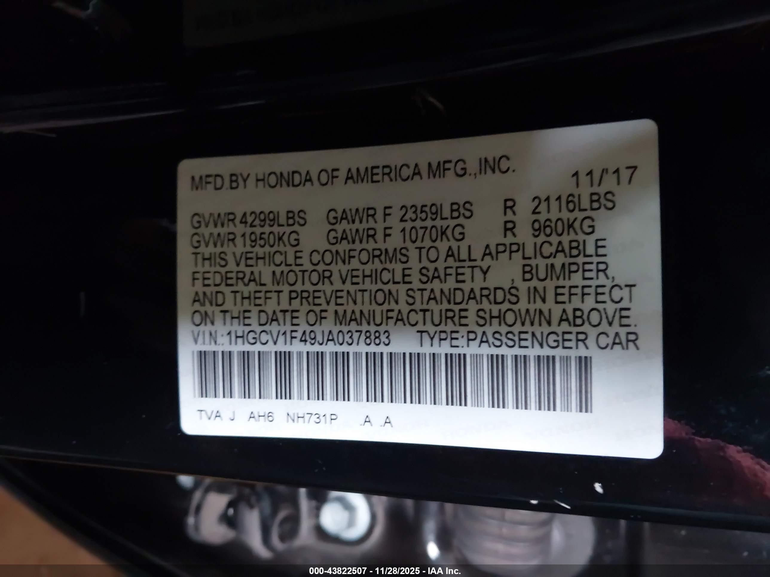 HONDA ACCORD image 9