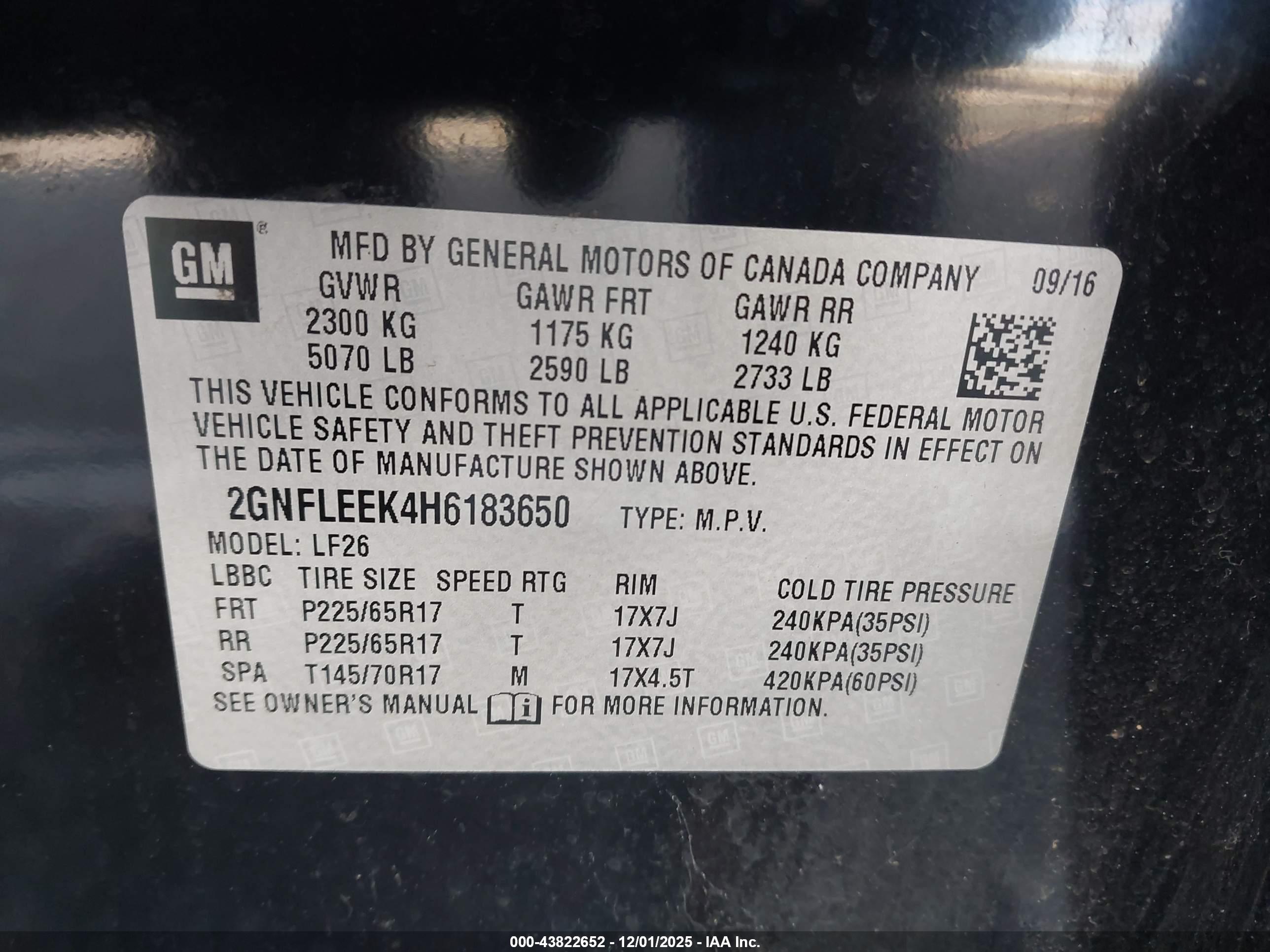 CHEVROLET EQUINOX image 9