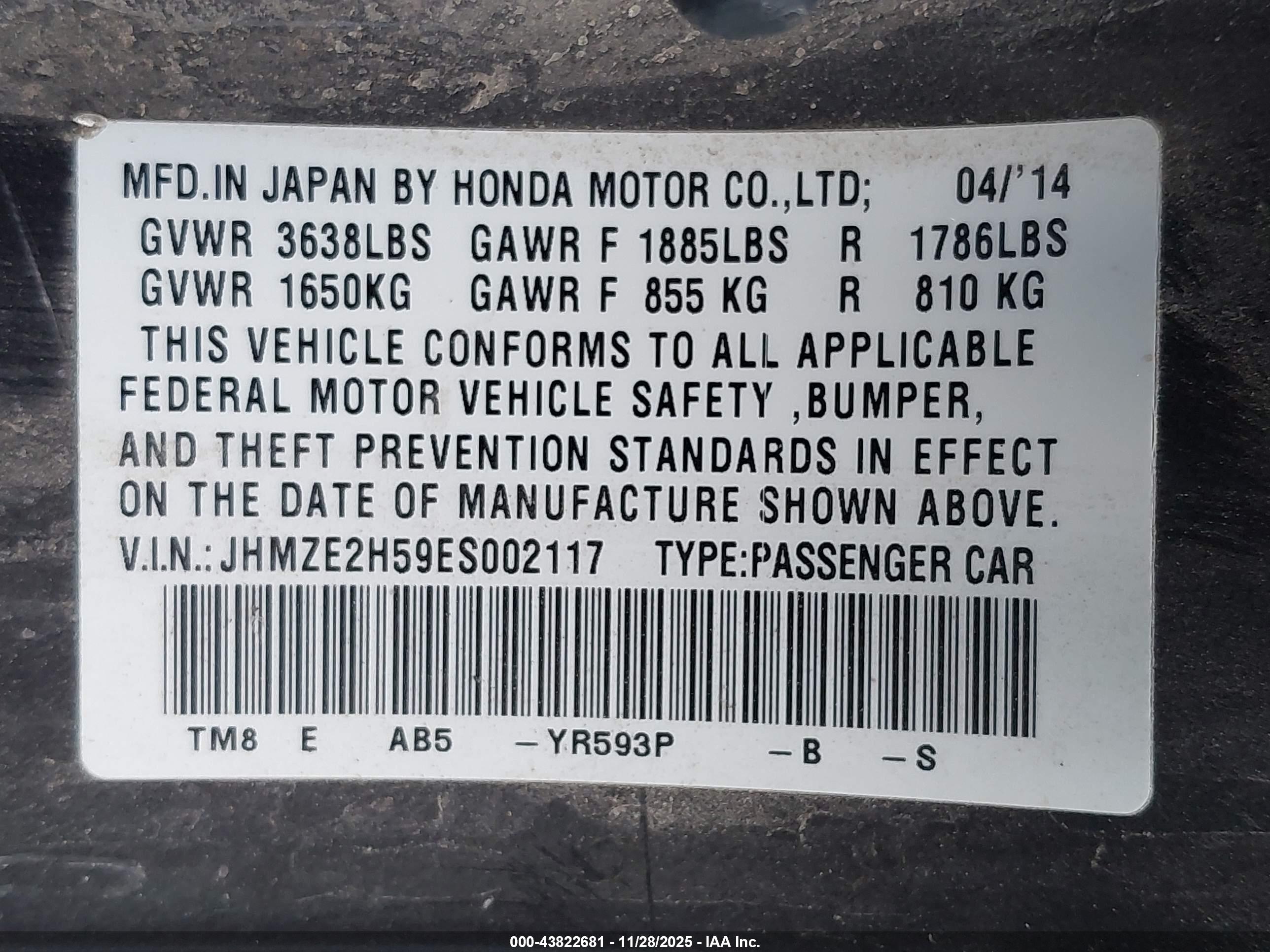 HONDA INSIGHT image 9