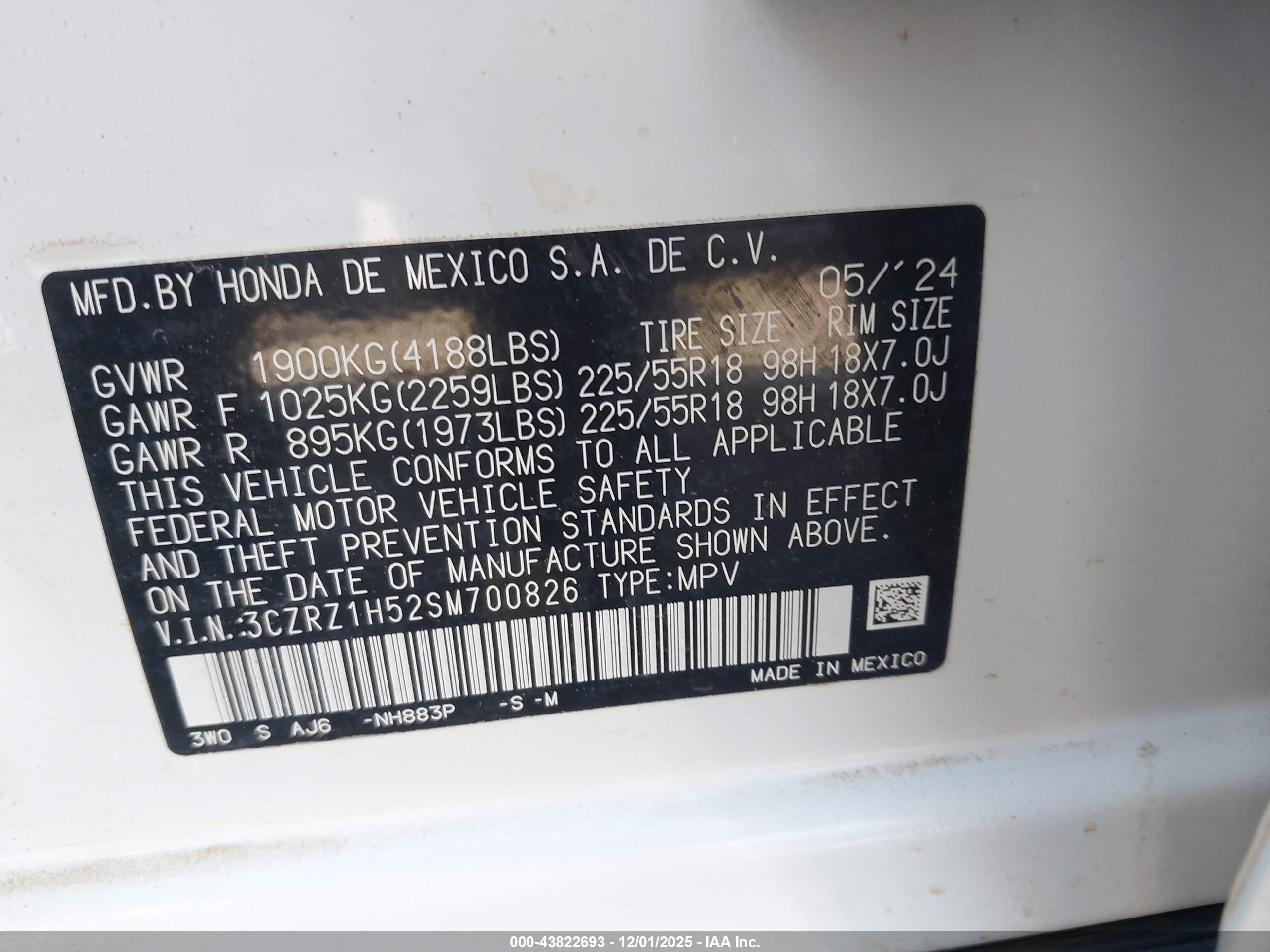 HONDA HR-V image 9