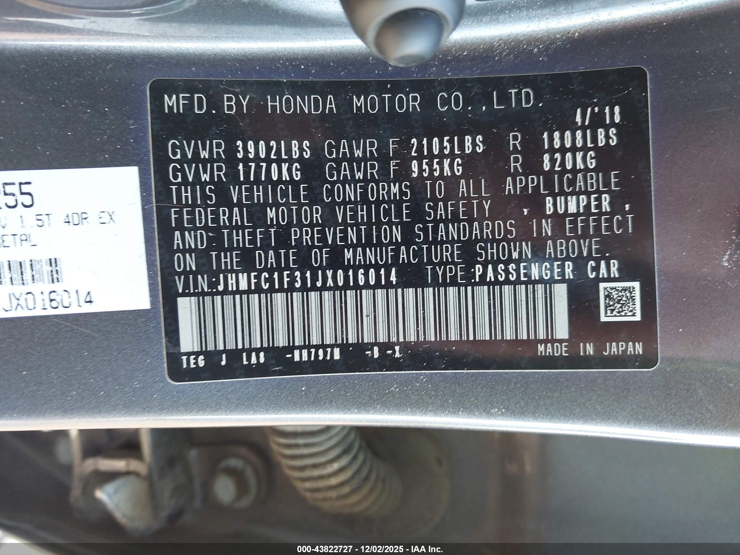 HONDA CIVIC image 9