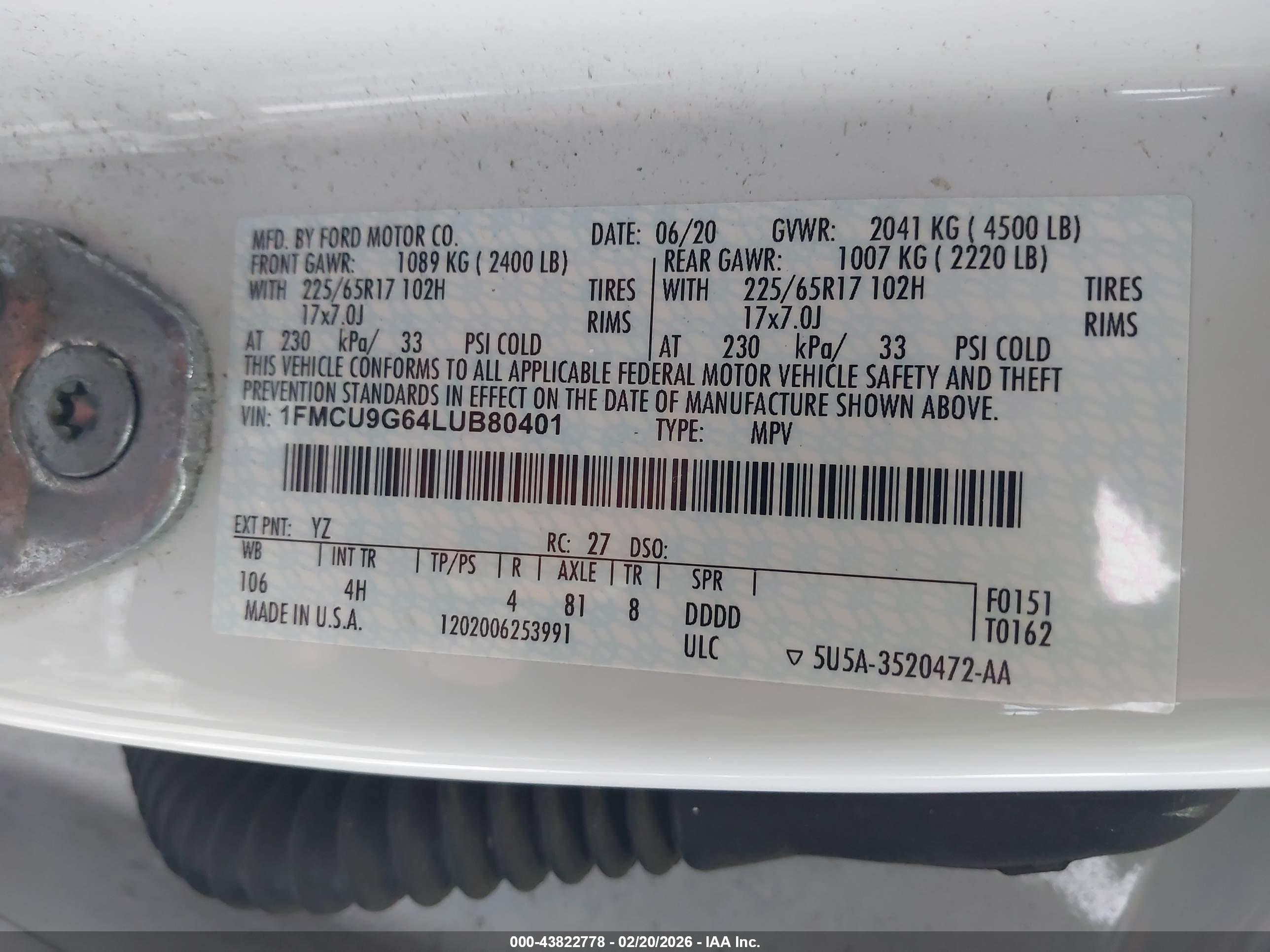 FORD ESCAPE image 9