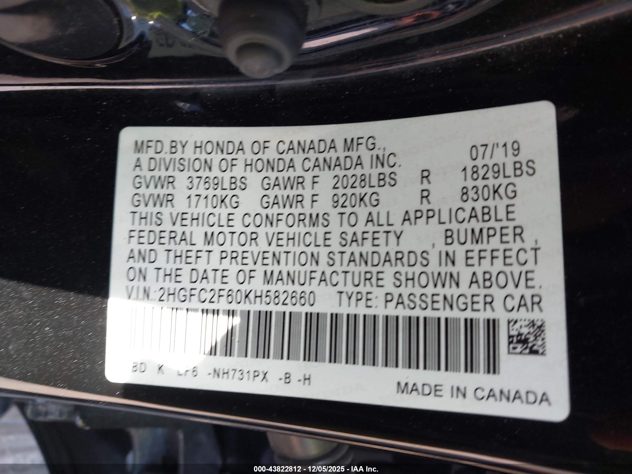 HONDA CIVIC image 9