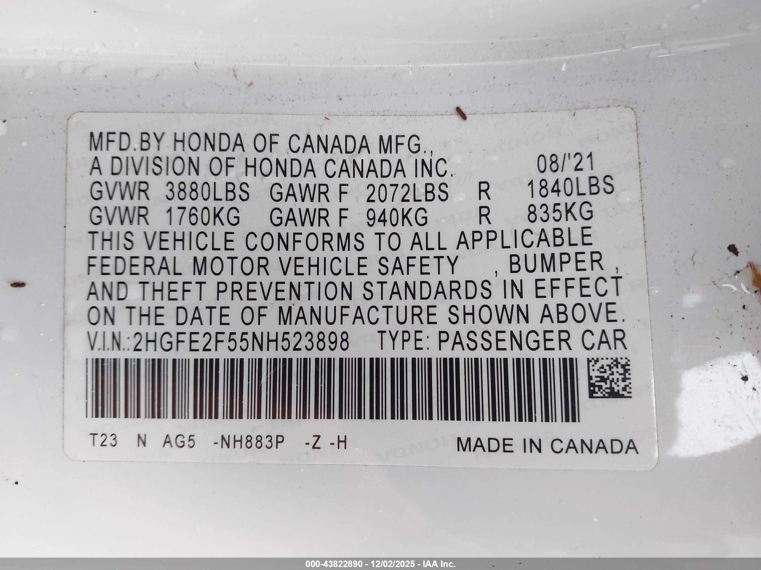 HONDA CIVIC image 9