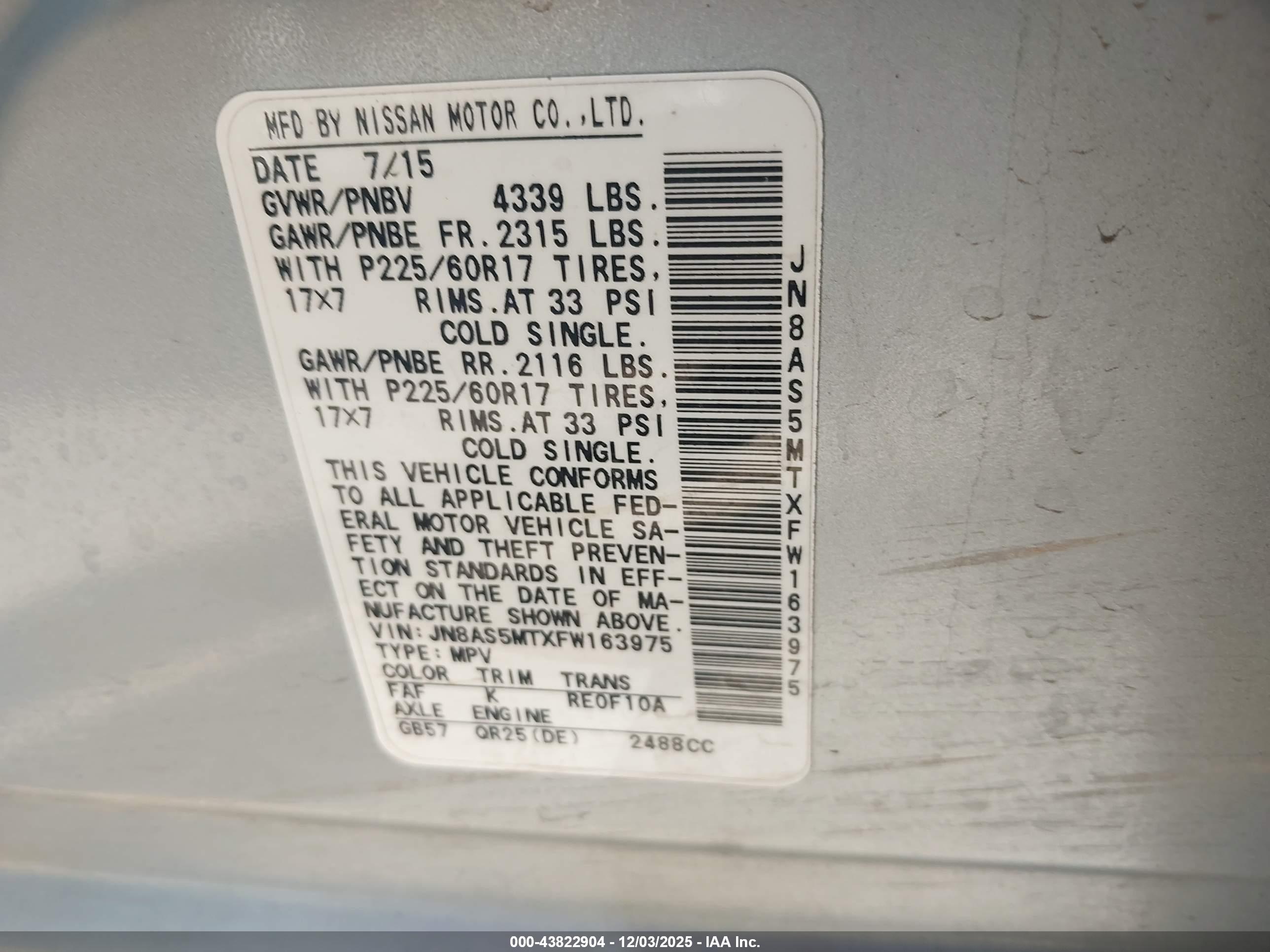 NISSAN ROGUE image 9