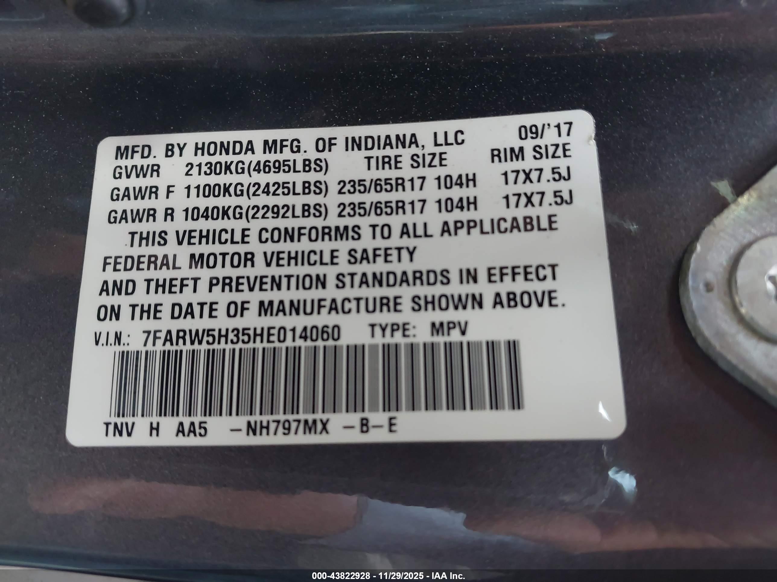 HONDA CR-V image 9
