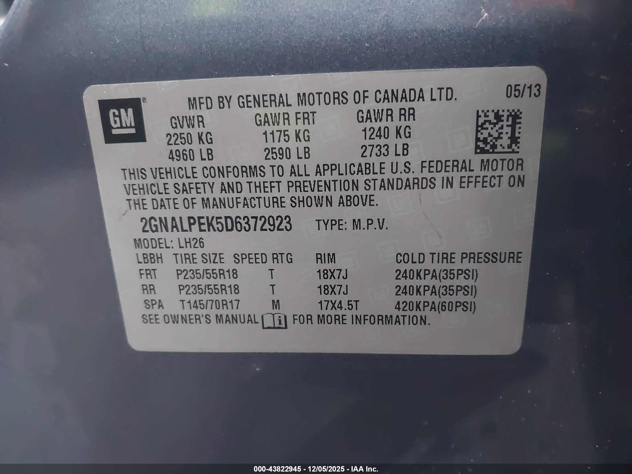 CHEVROLET EQUINOX image 9