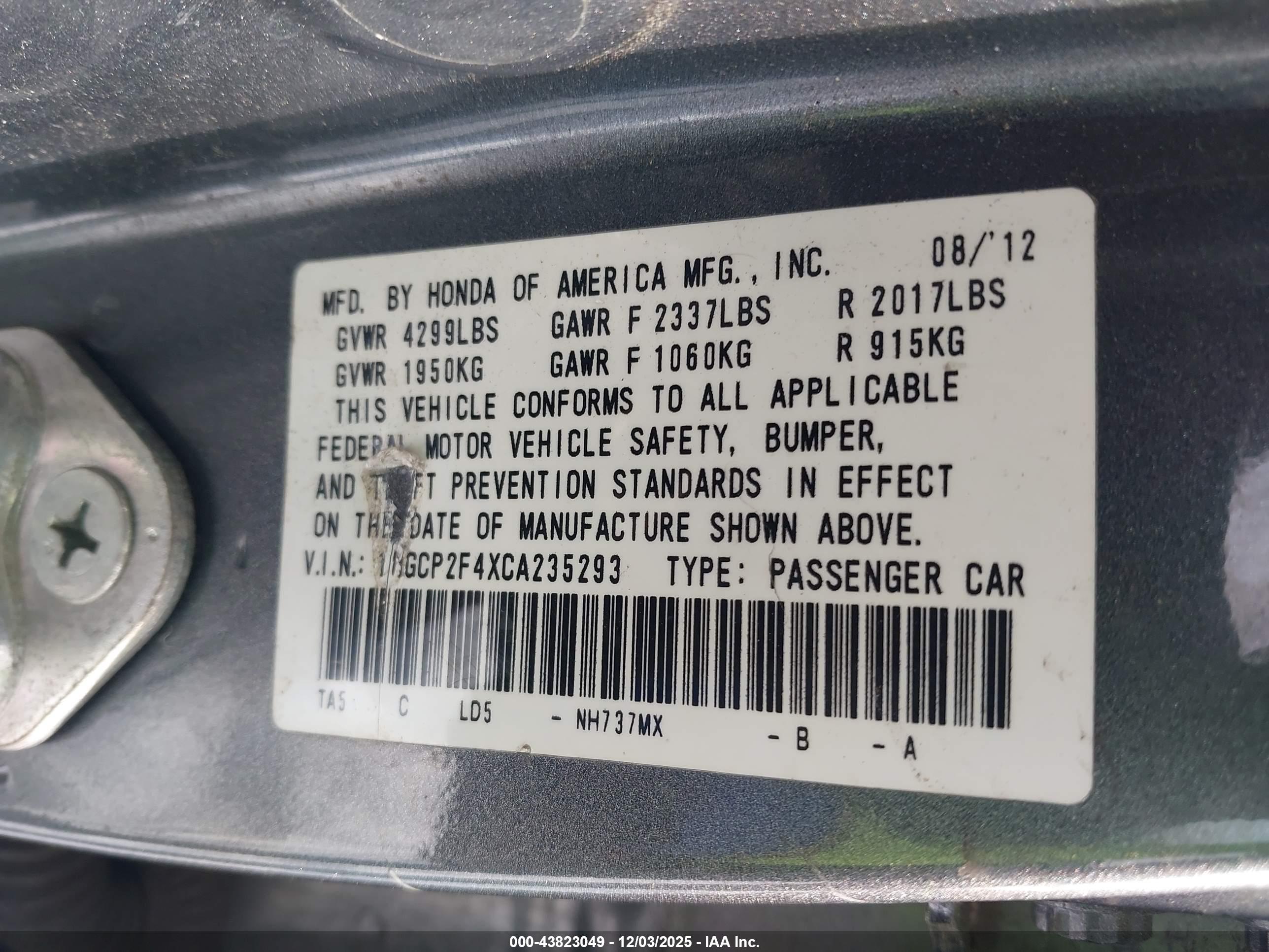 HONDA ACCORD image 9