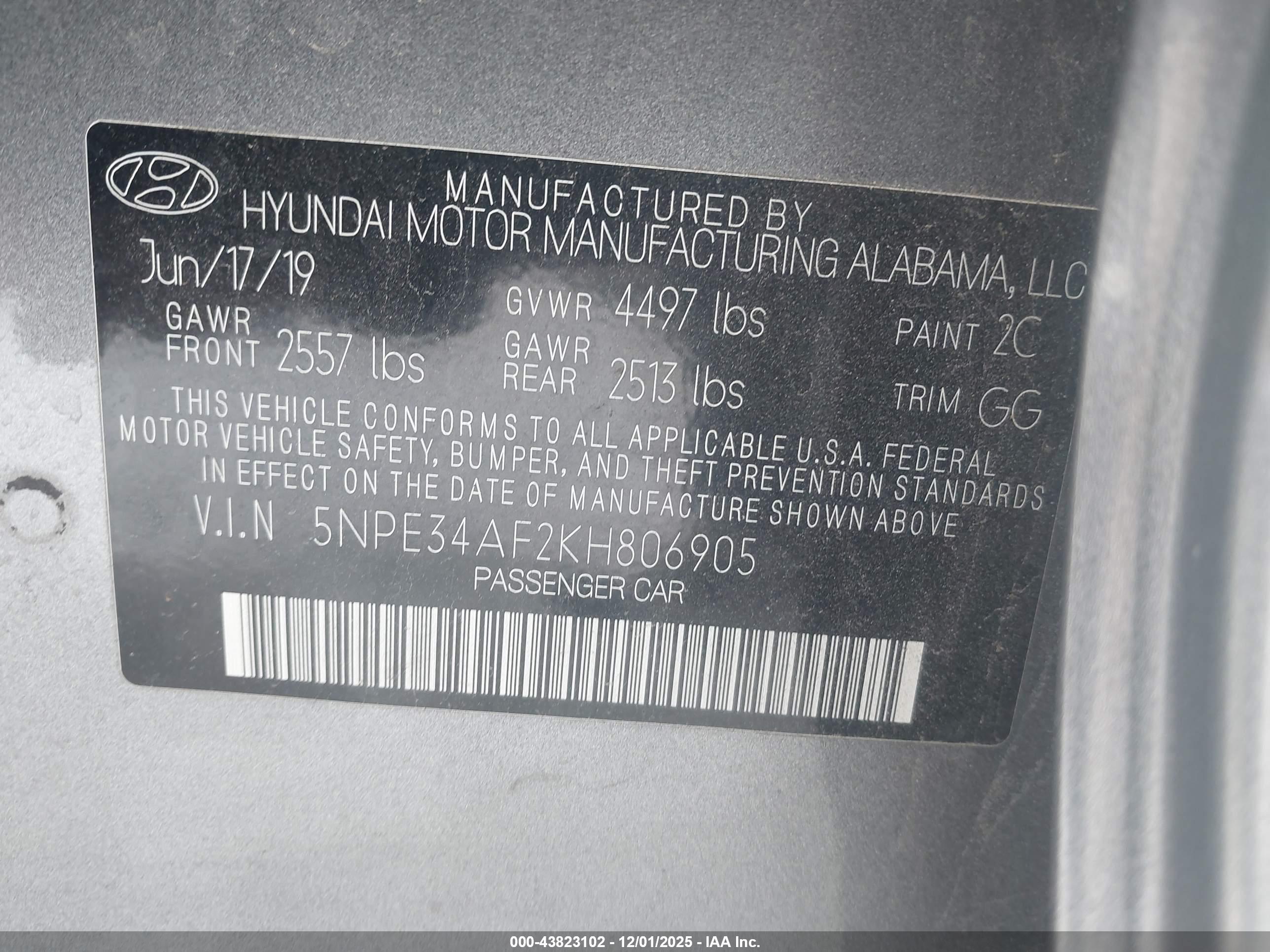 HYUNDAI SONATA image 9