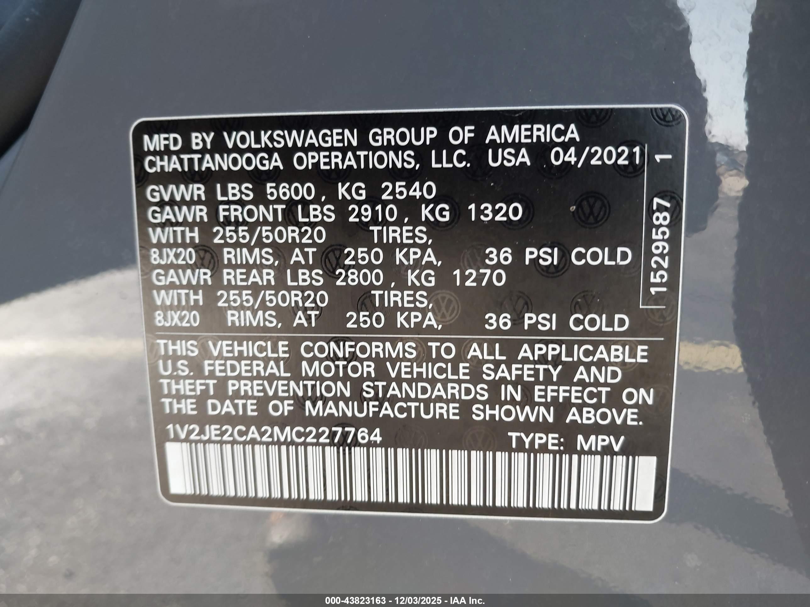 VOLKSWAGEN ATLAS image 9