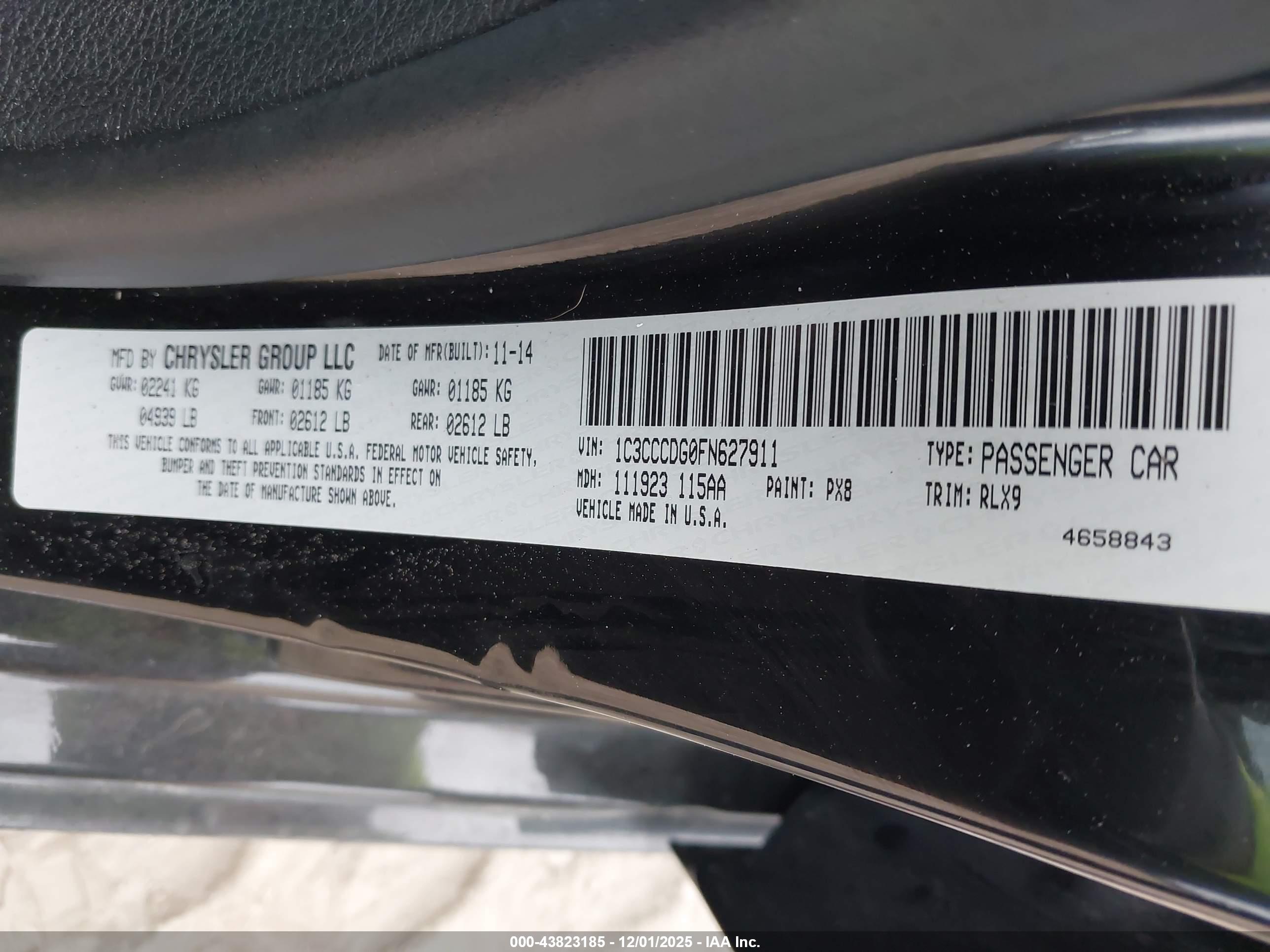 CHRYSLER 200 image 9