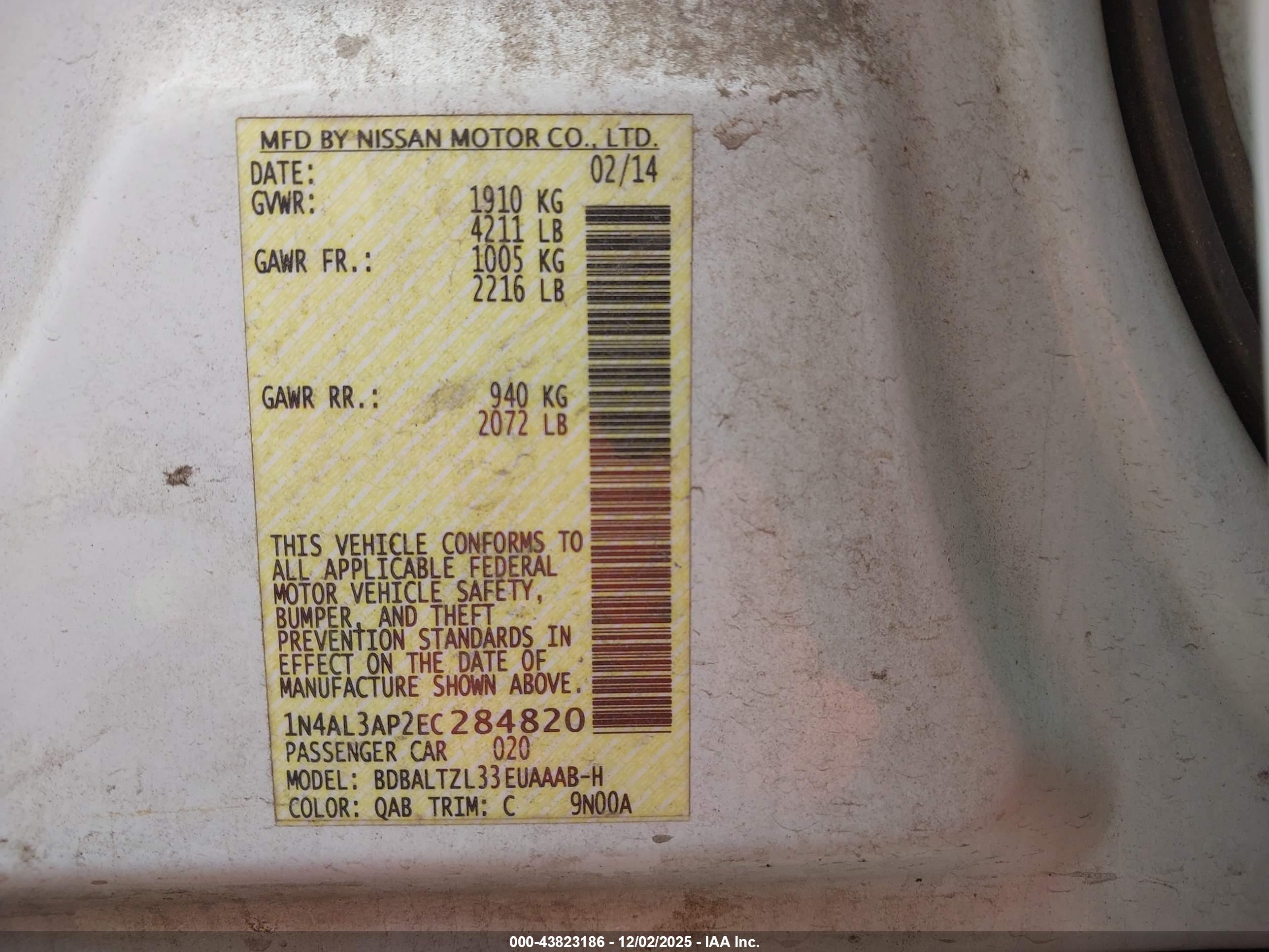 NISSAN ALTIMA image 9