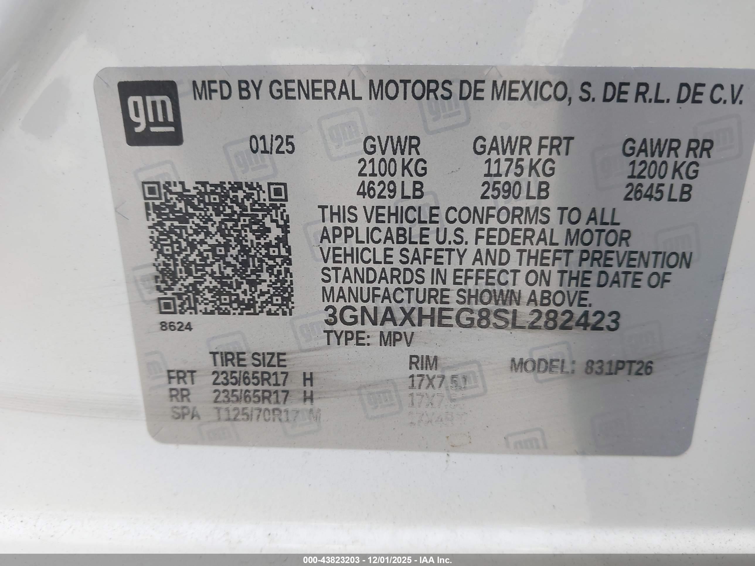 CHEVROLET EQUINOX image 9