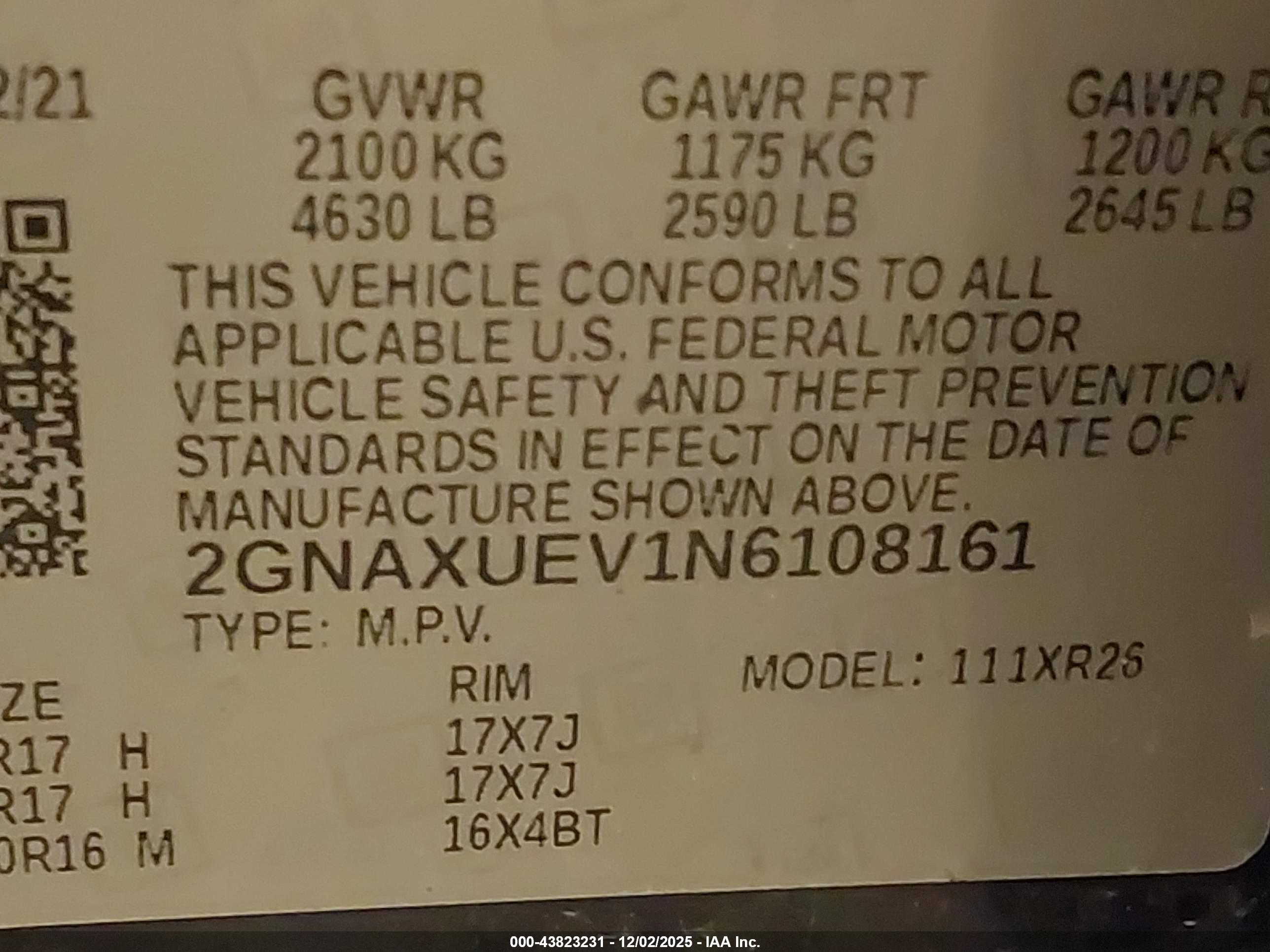 CHEVROLET EQUINOX image 9