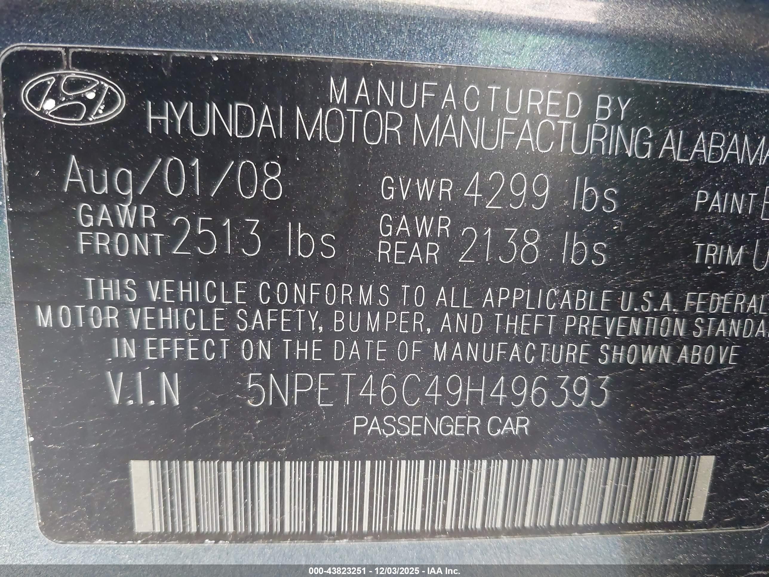 HYUNDAI SONATA image 9