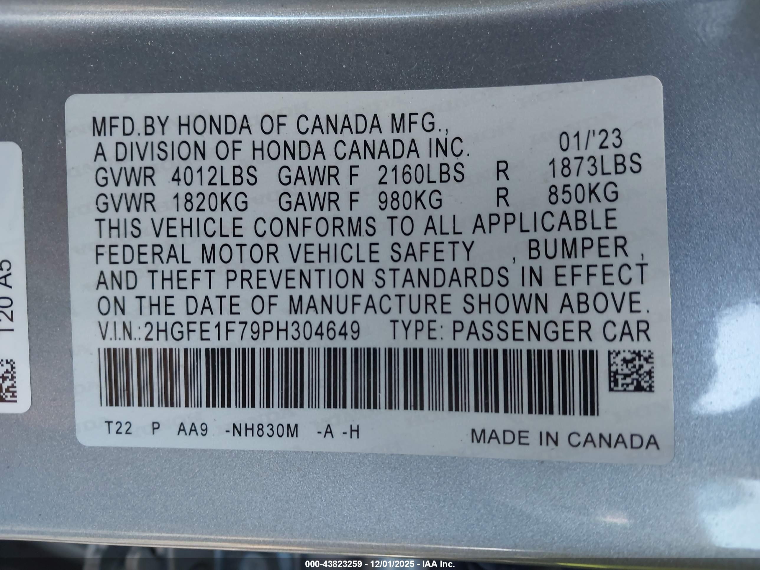 HONDA CIVIC image 9