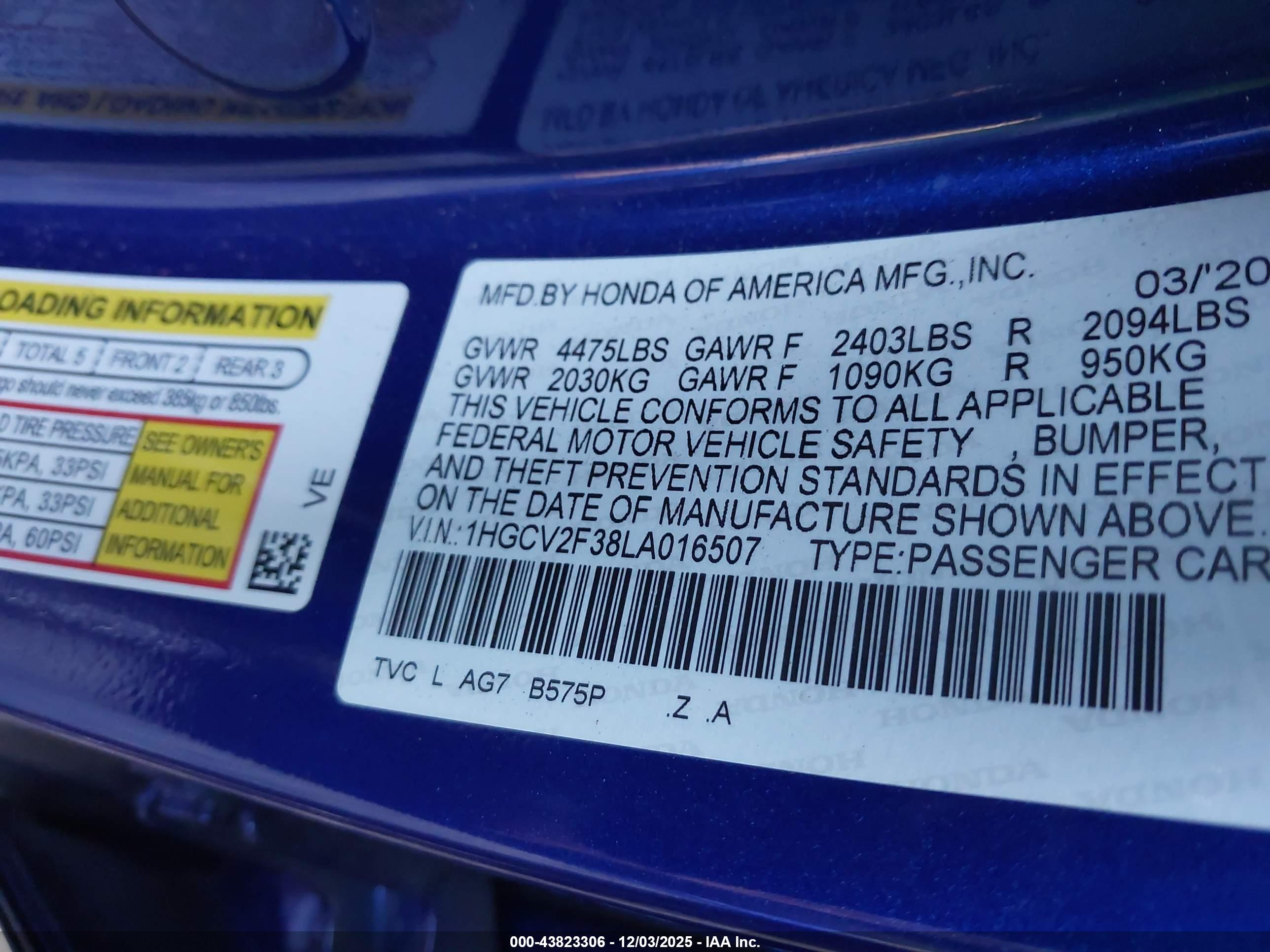 HONDA ACCORD image 9