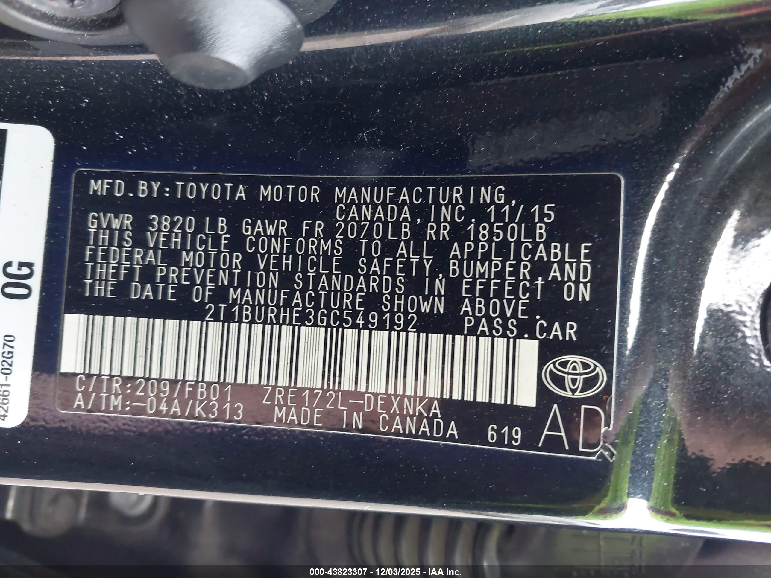 TOYOTA COROLLA image 9