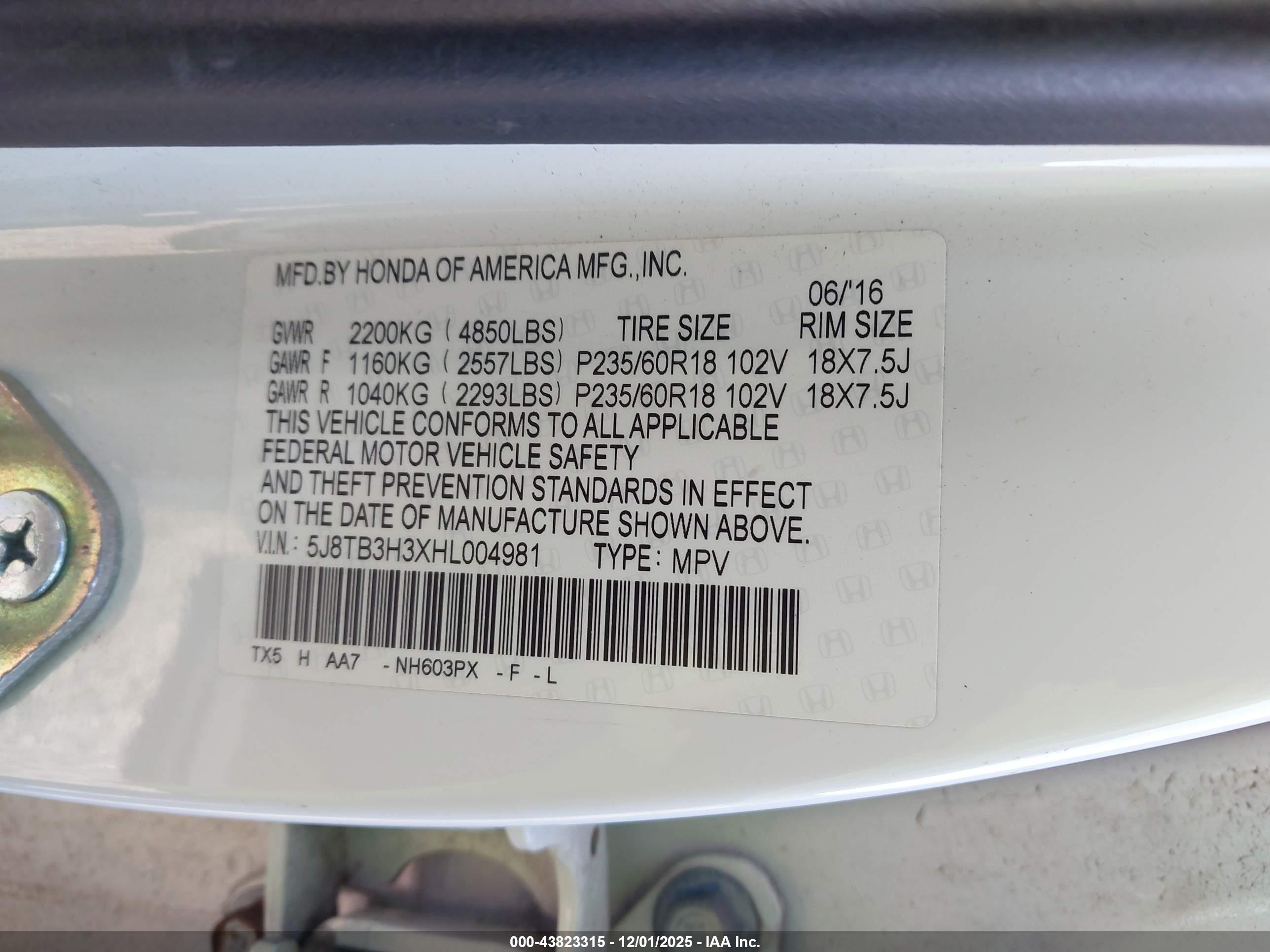 ACURA RDX image 9