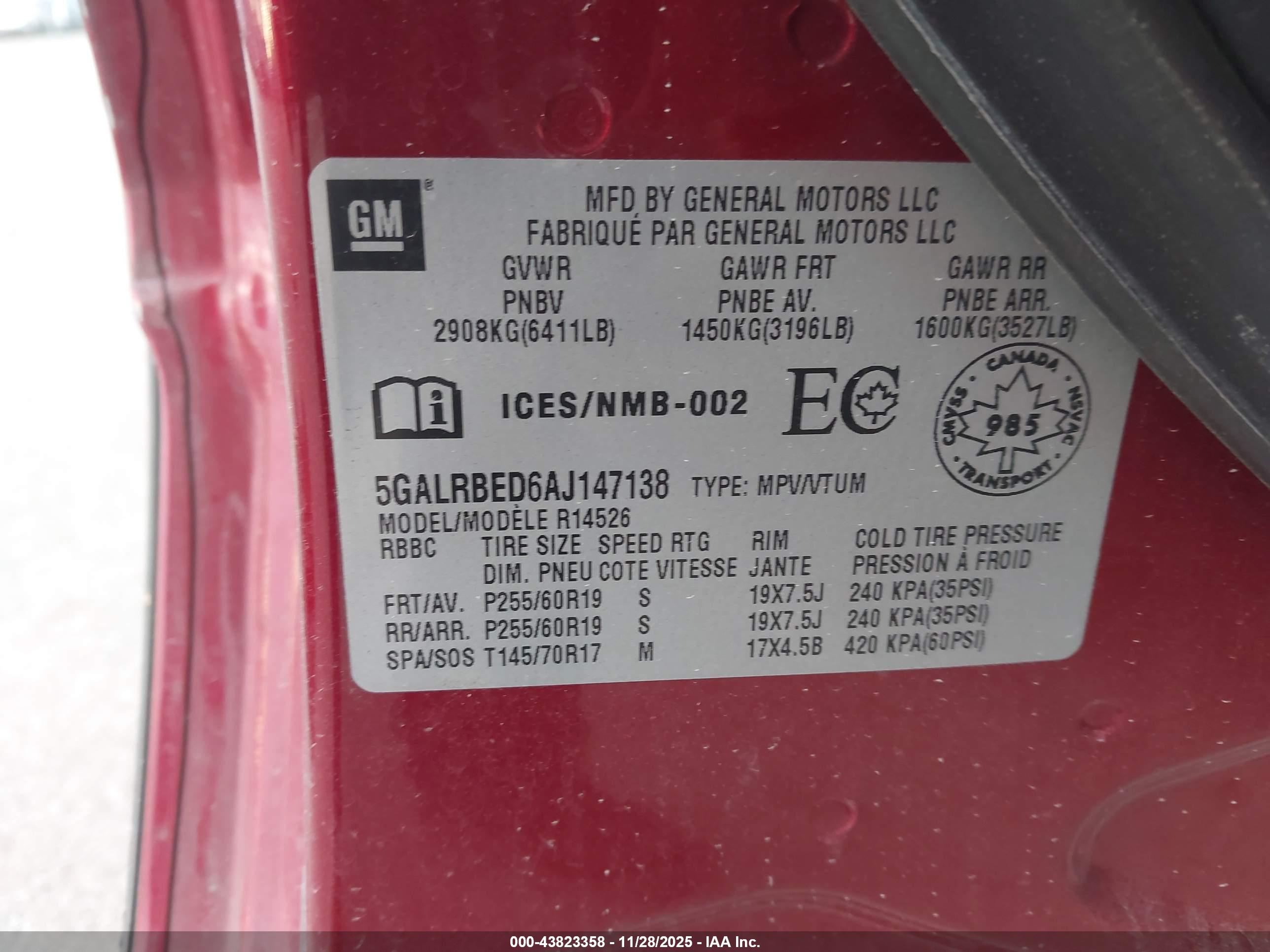 BUICK ENCLAVE image 9