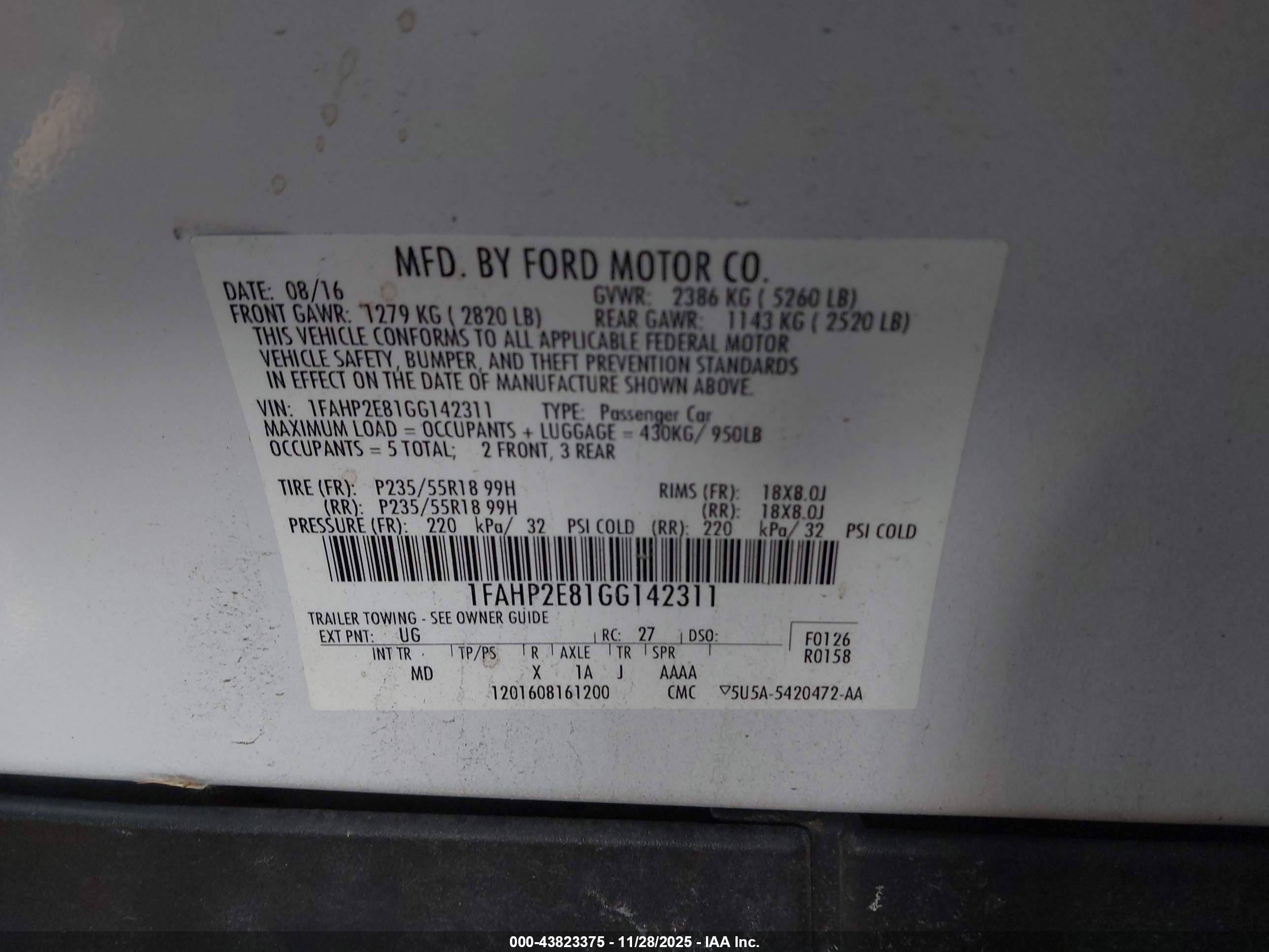 FORD TAURUS image 9