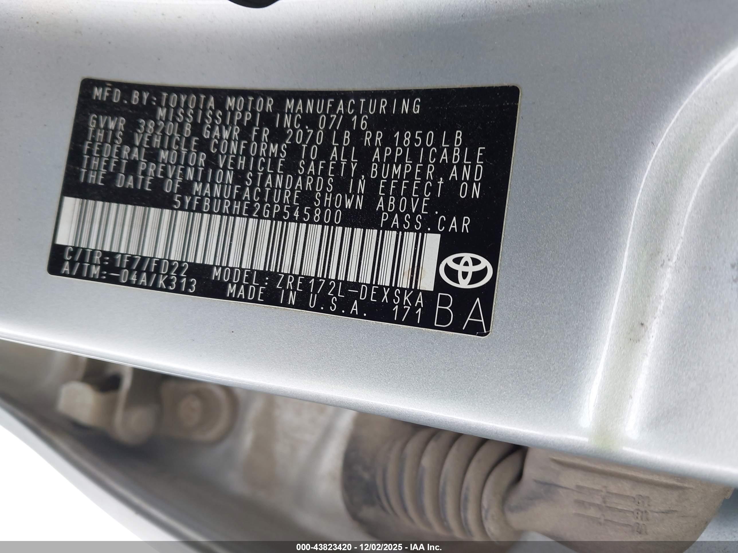 TOYOTA COROLLA image 9