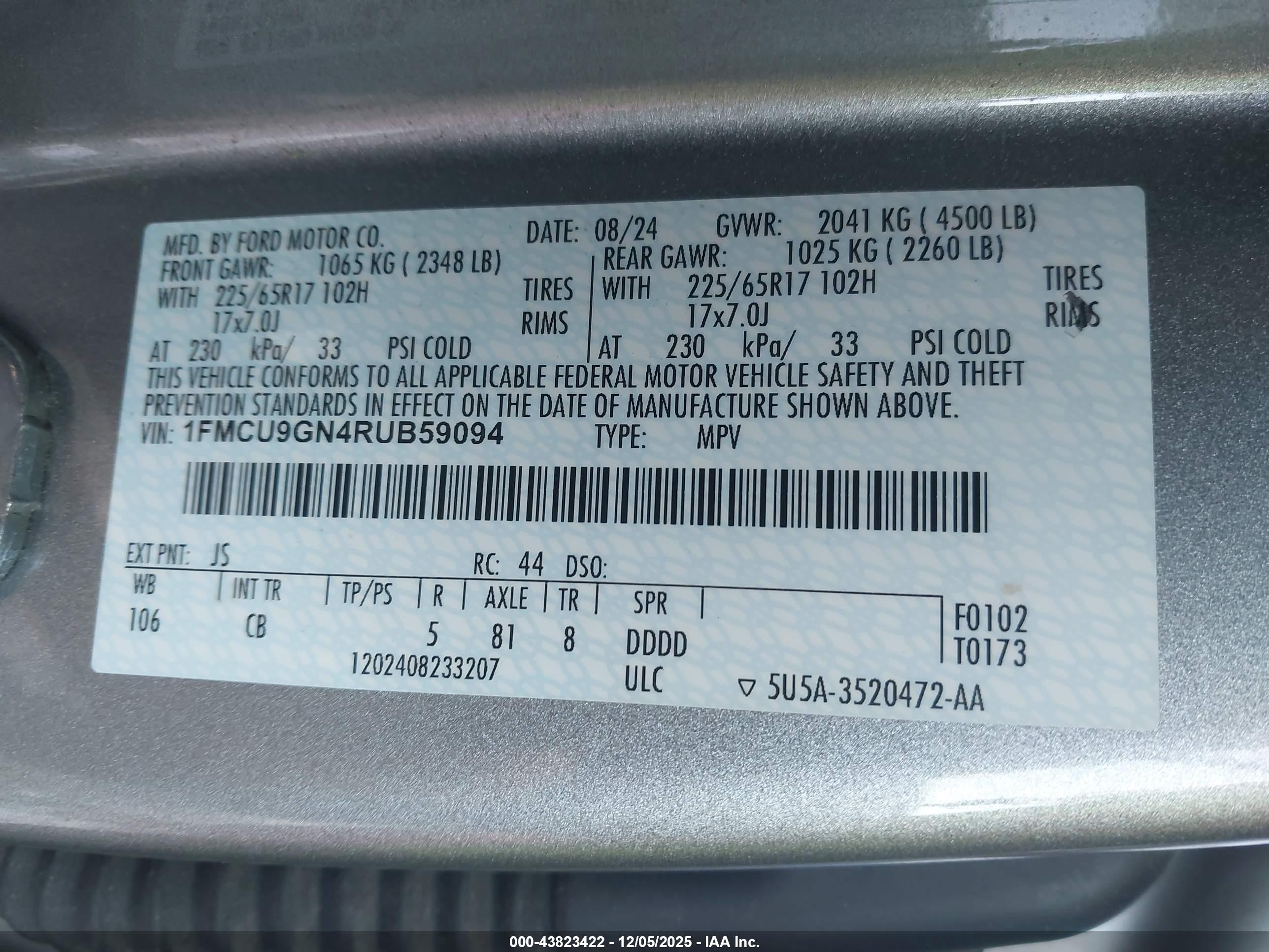 FORD ESCAPE image 9
