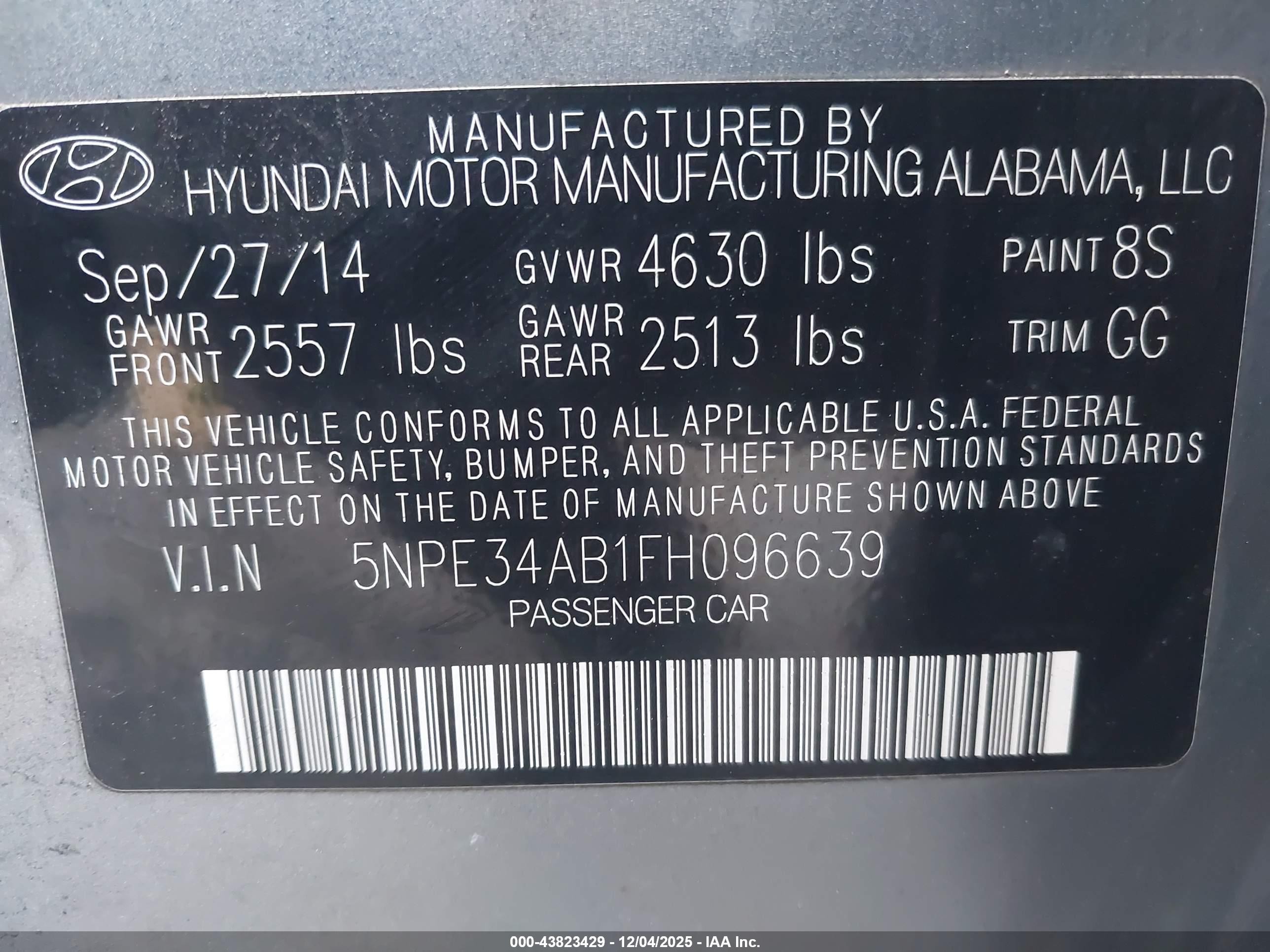 HYUNDAI SONATA image 9