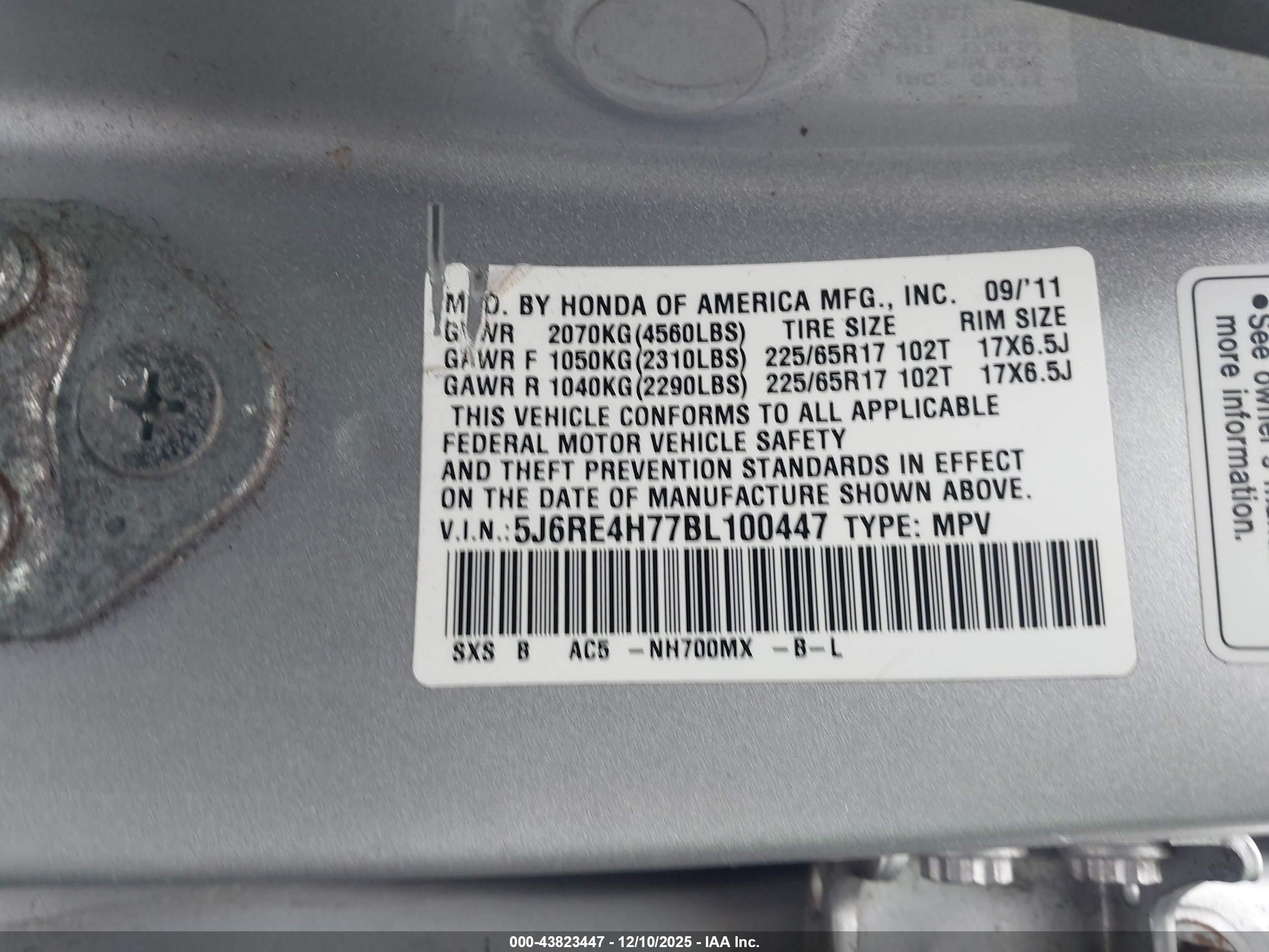 HONDA CR-V image 9