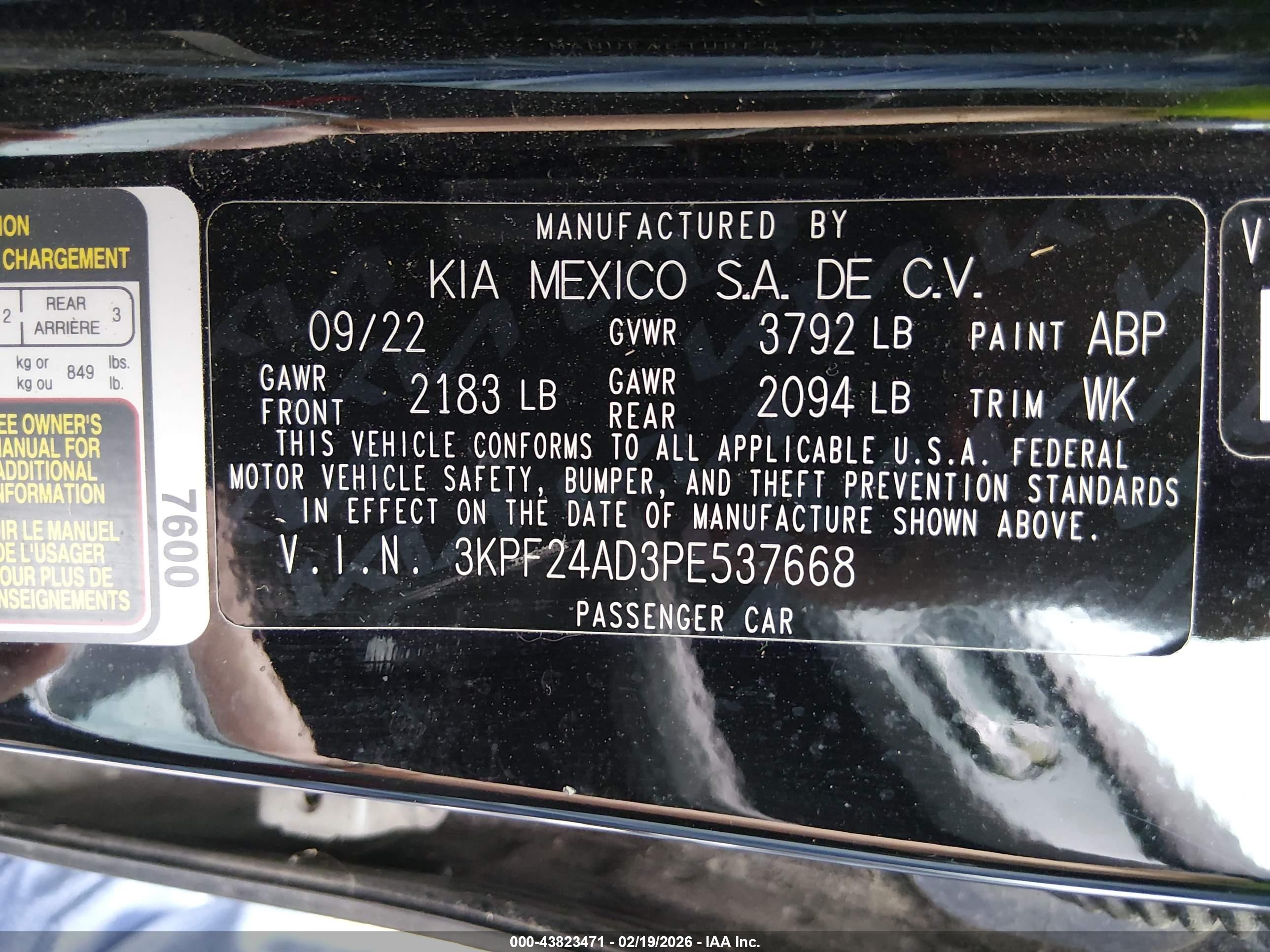 KIA FORTE image 9
