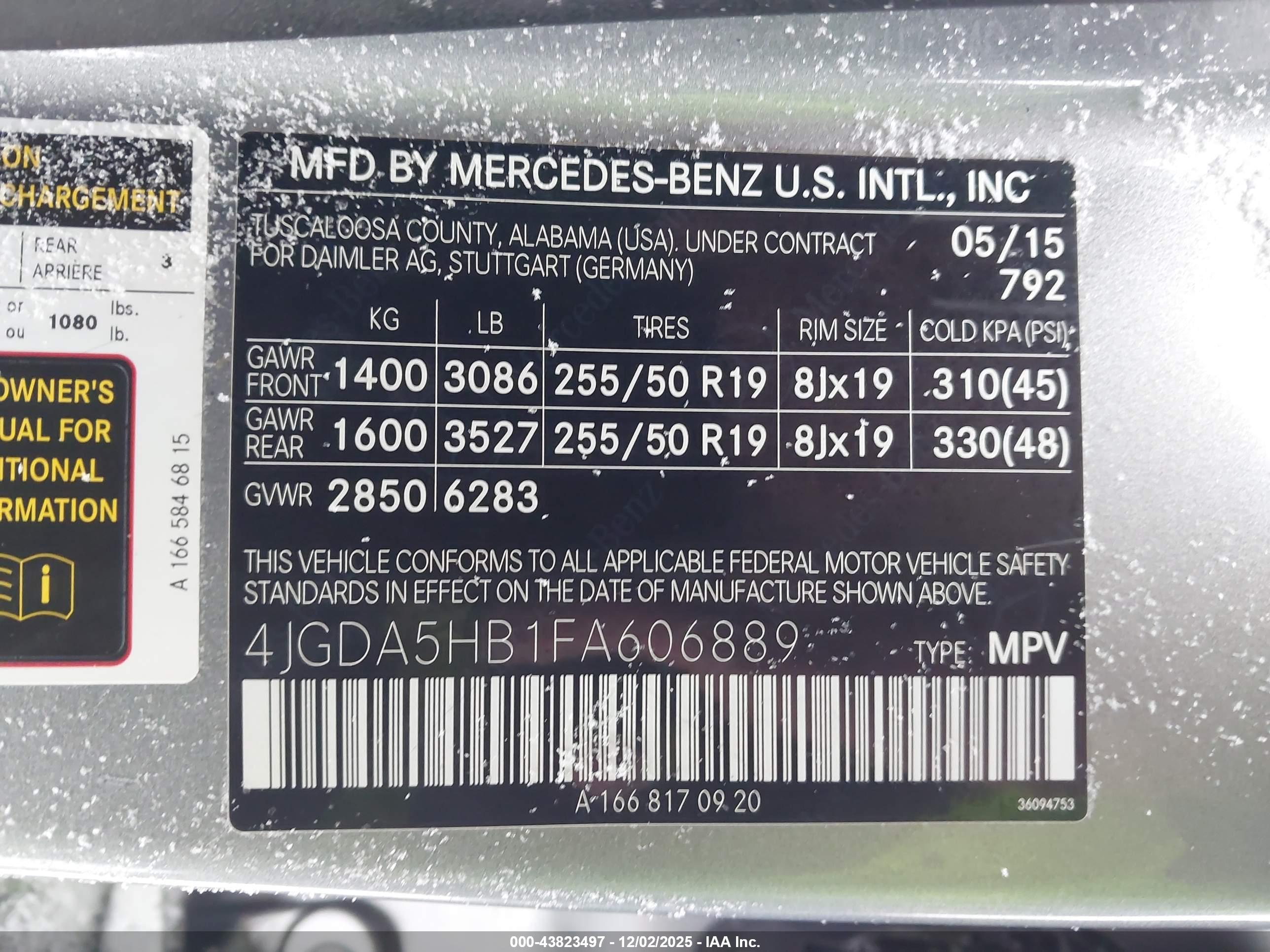MERCEDES-BENZ ML image 9
