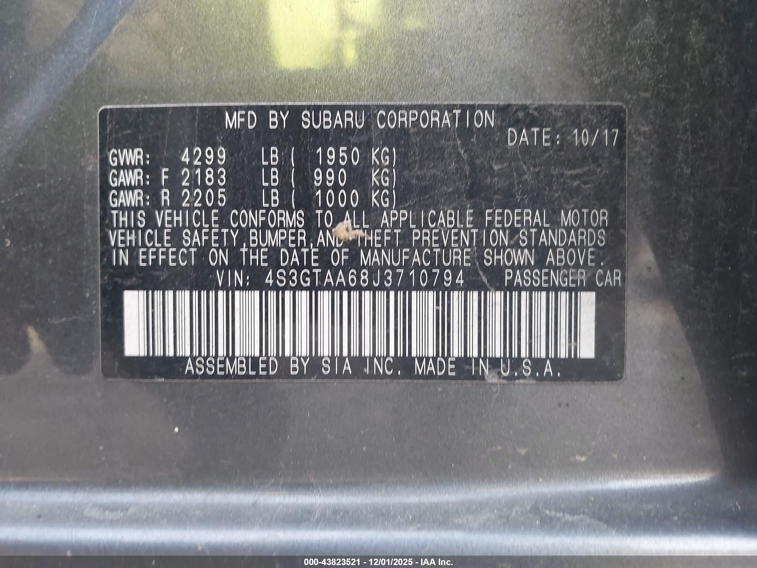 SUBARU IMPREZA image 9