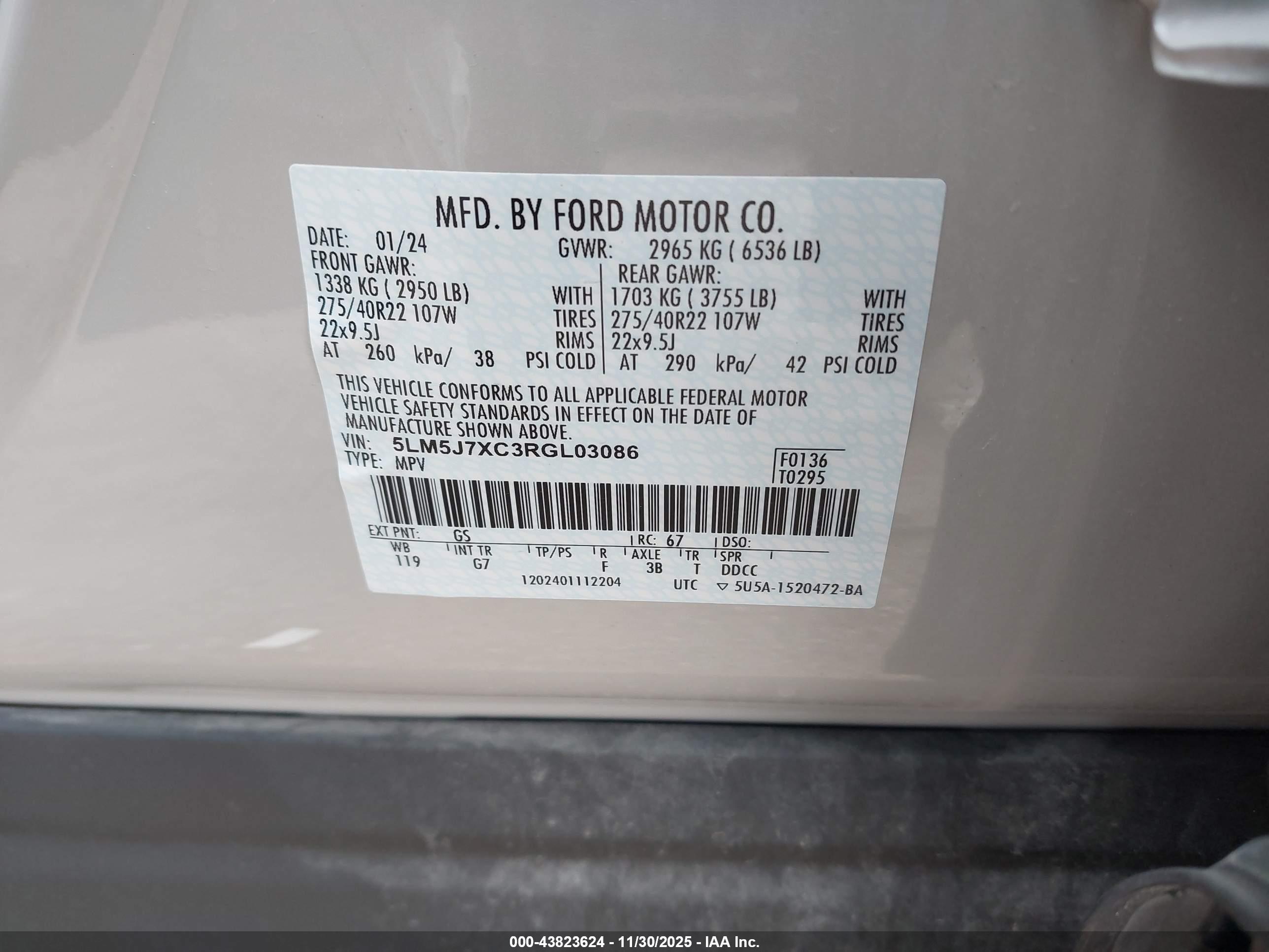 LINCOLN AVIATOR image 9