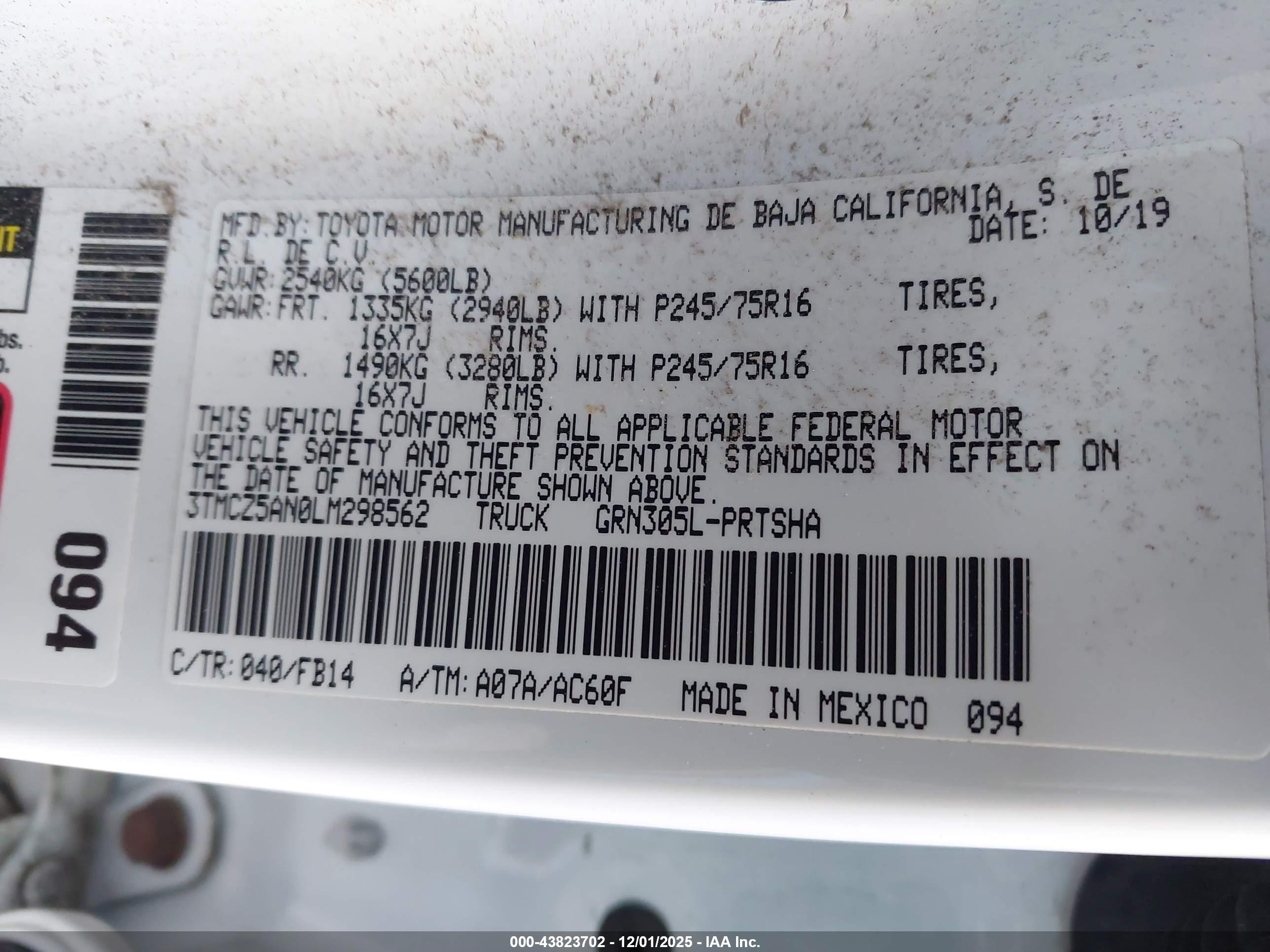 TOYOTA TACOMA image 9