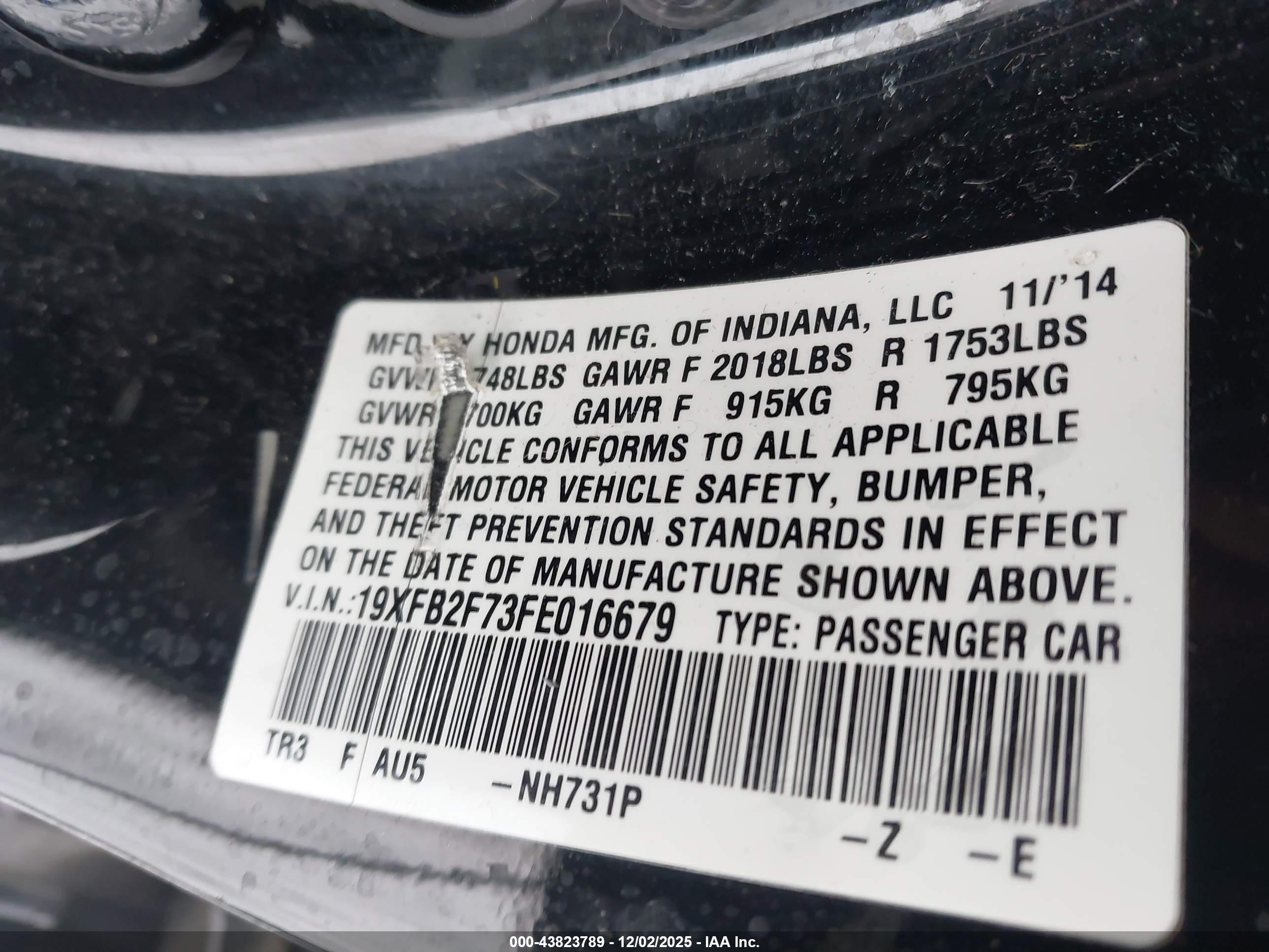 HONDA CIVIC image 9